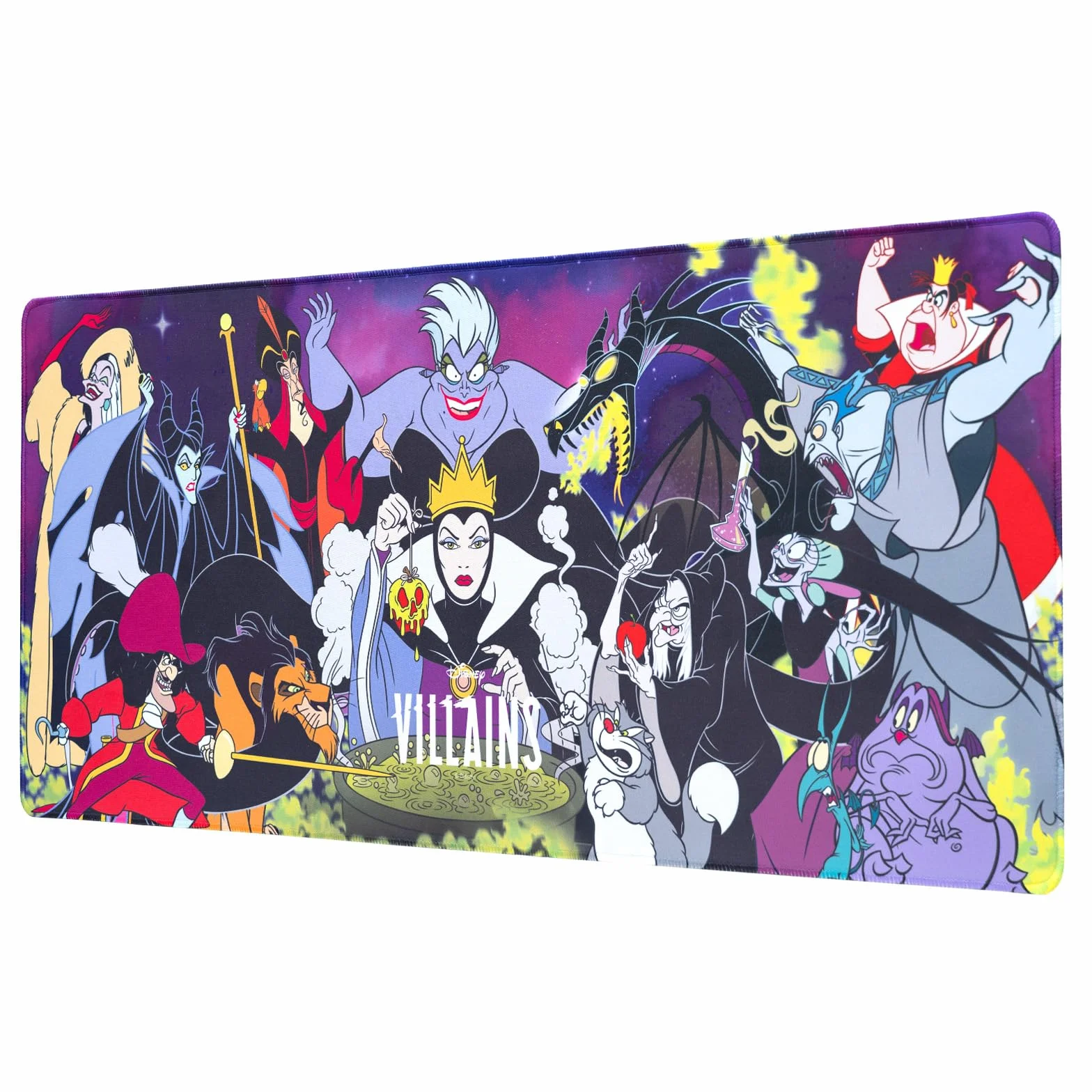 Grupo Erik Disney Villains Mouse Mat | Desk Pad | 31.5" x 13.78" | Non-Slip Rubber Base Mouse Pad, Gaming Mouse Pad, Keyboard Mouse Mat | Disney Gifts