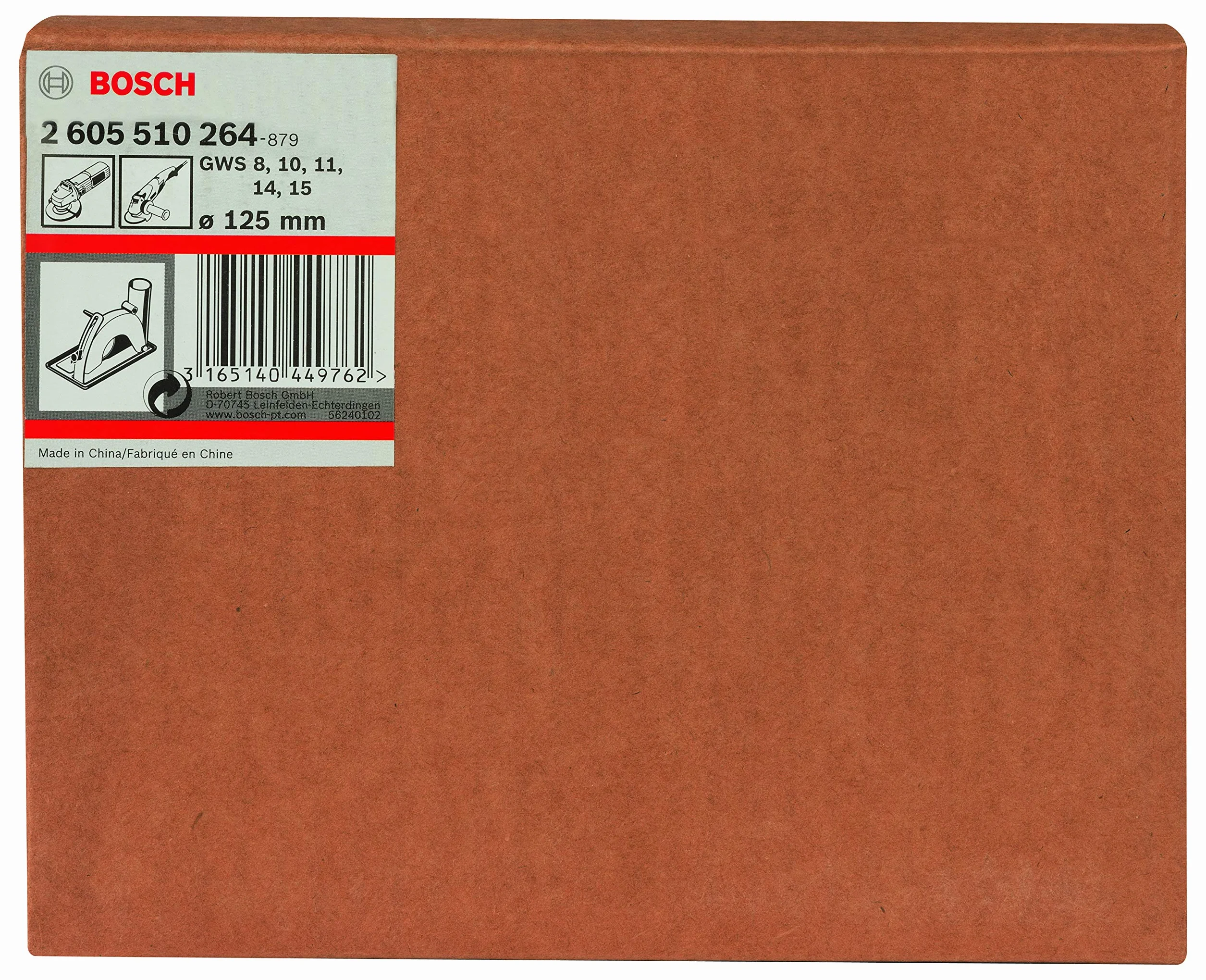 Bosch Professional 2605510264 Prowadnica, Srebrny/Czarny, Ø 115/125 mm