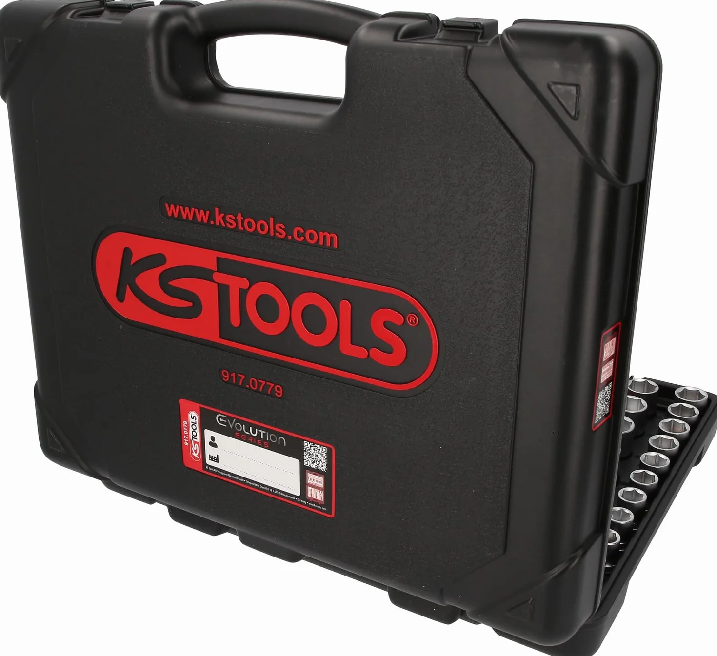 KS Tools 917.0779 Zestaw Kluczy Nasadowych 1/4"+3/8"+1/2" 179-szt