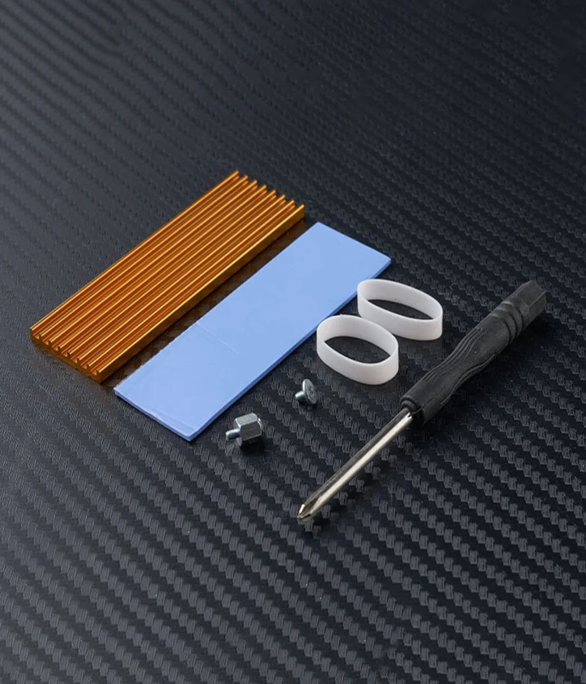 2 sztuki radiatorów M.2 NVMe PS5, M.2 SSD, radiator ze zintegrowanym Heatpipe, radiator M.2 z podkładką przewodzącą ciepło M.2 do M.2 PCIe NVMe SSD lub M.2 SATA SSD, PC i PS5