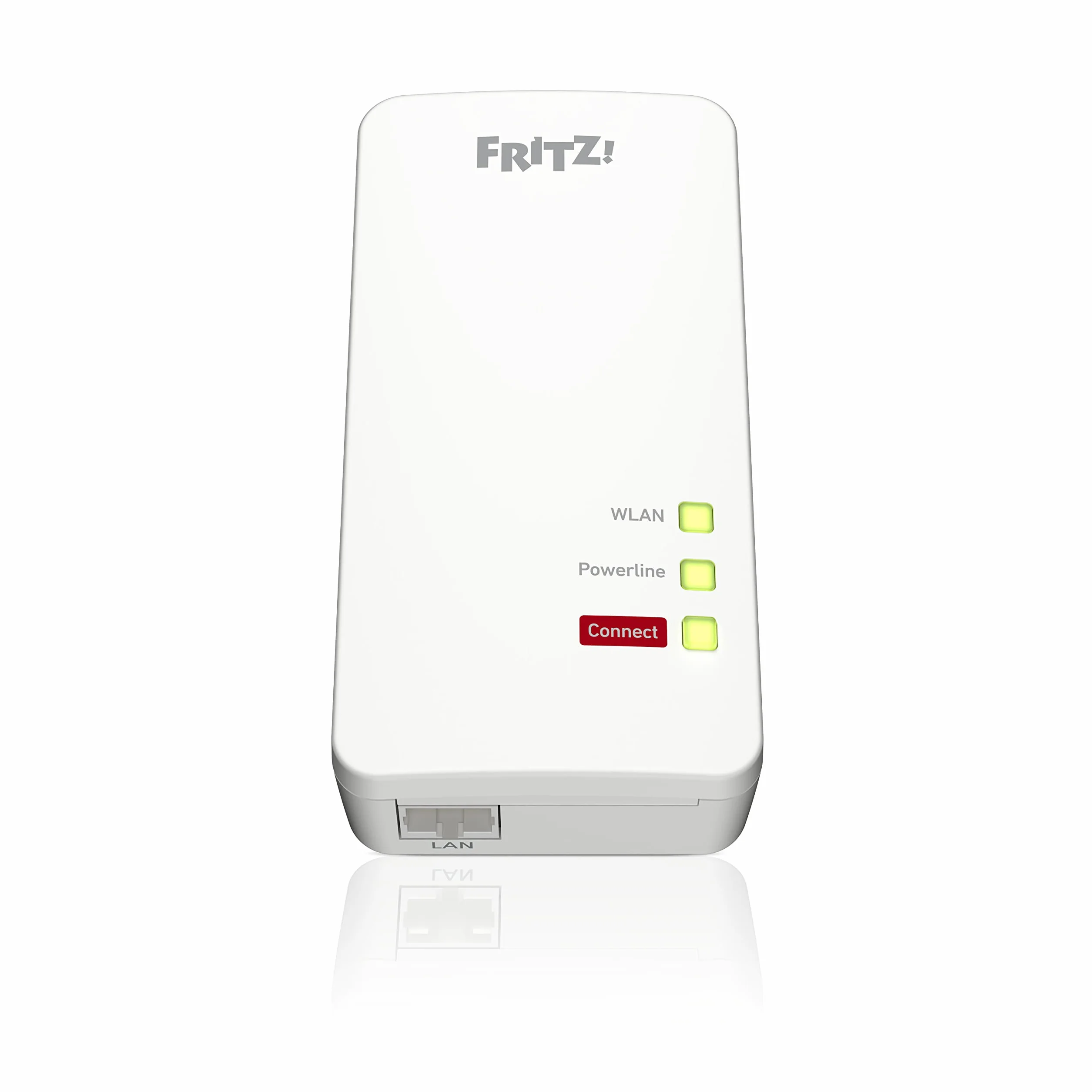 AVM Fritz Powerline 1260E/1220E zestaw WLAN (punkt dostępowy WLAN, idealny do strumieniowego przesyłania multimediów lub połączeń NAS, 1200 Mbit/s, wersja międzynarodowa), biały