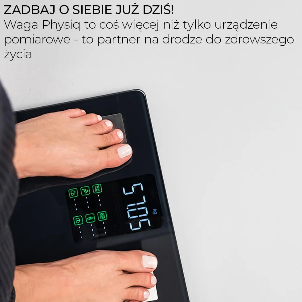 Cyfrowa waga osobowa z analizą tkanki tłuszczowej, pomiar tkanki tłuszczowej, waga osobowa