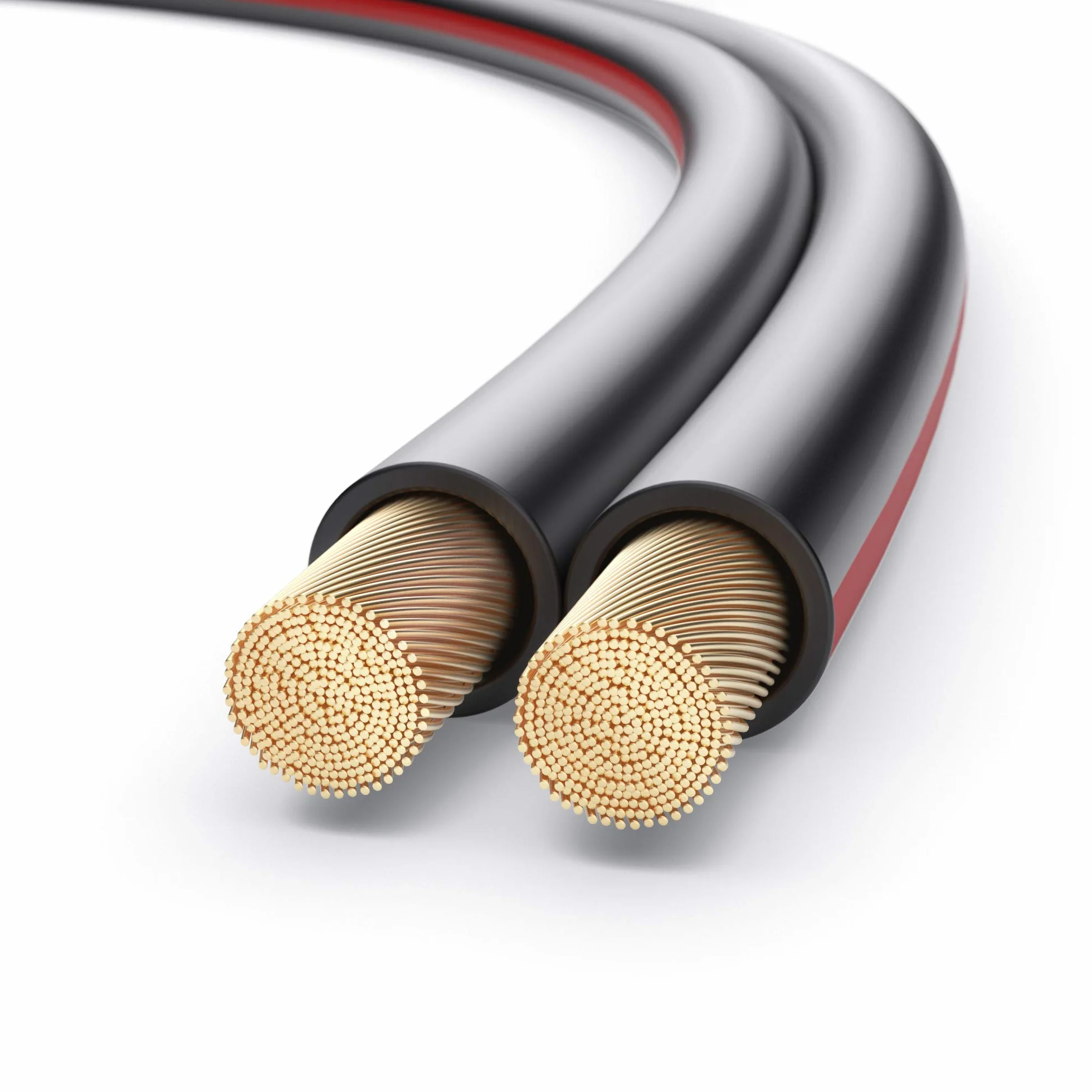 PureLink Kabel głośnikowy OFC 2 x 4,00 mm² 0,20 mm, 15,0 m, kabel miedziany z czystej miedzi do głośnika HiFi głośników subwoofera, kabel audio z oznaczeniem polaryzacji, czarny