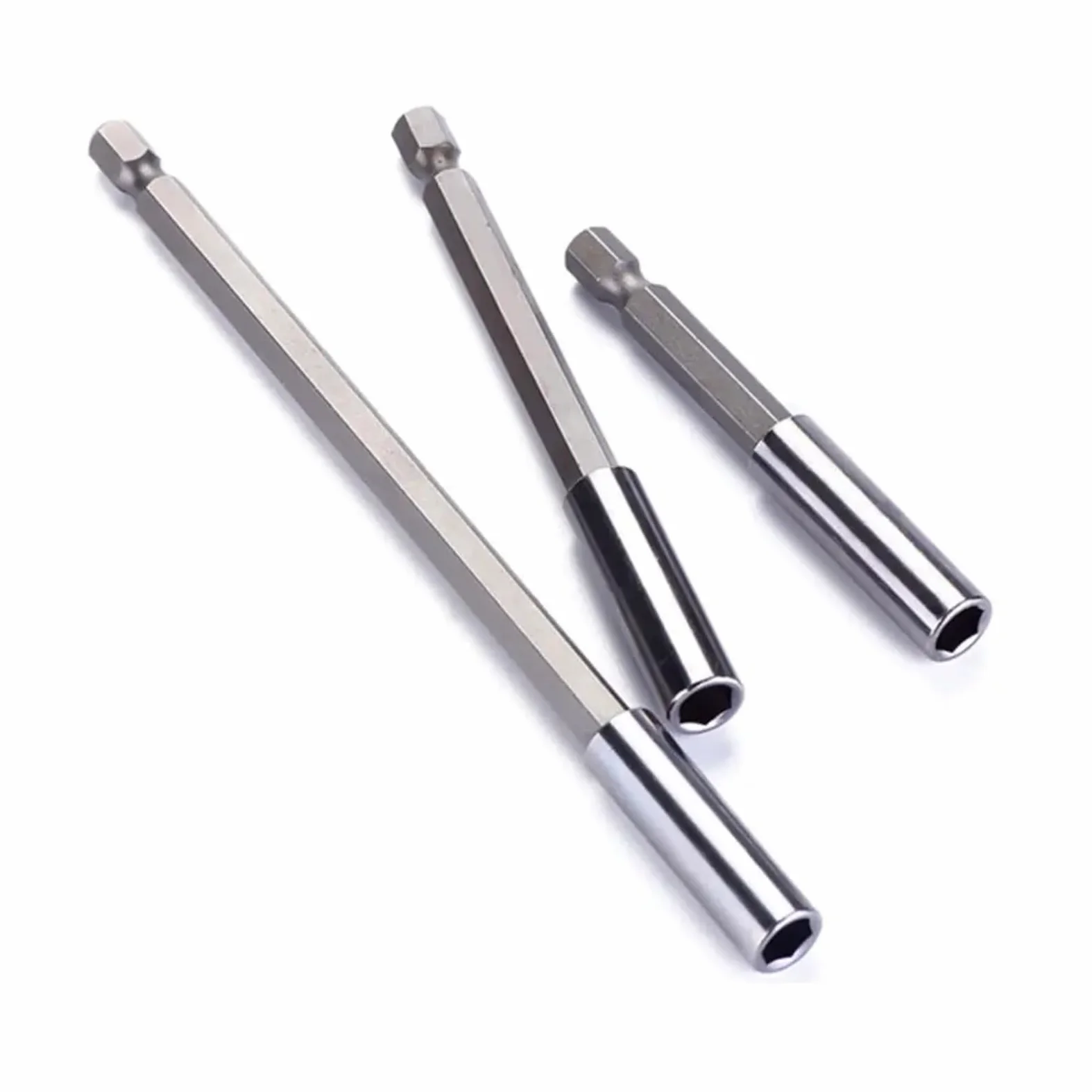 1/10.2 cm sześciokątny magnetyczny uchwyt na bity przedłużające wiertło 60/75/100/150 mm 1 szt. (60 75 100 150 mm)