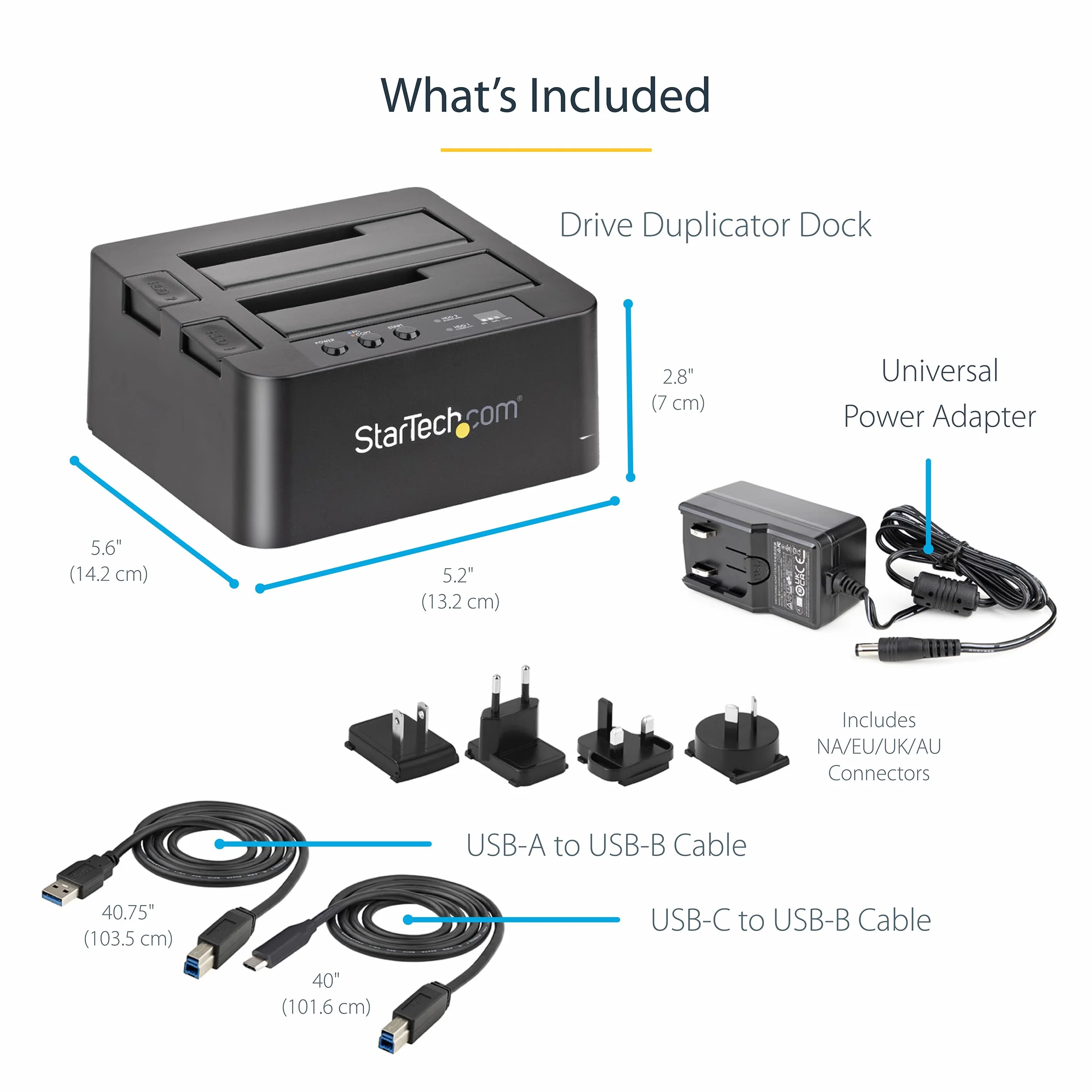 StarTech.com Powielacz USB 3.1 10 Gb/s do dysków SATA 2.5/3.5 SDOCK2U313R