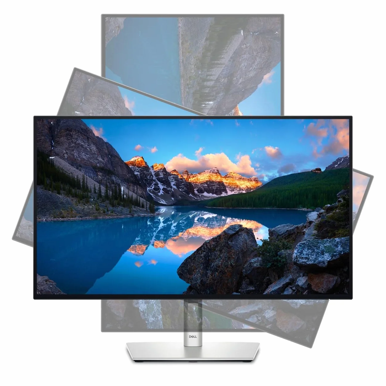 Dell U2724D UltraSharp 27-calowy monitor QHD (2560 x 1440), 120 Hz, IPS Black, 5 ms, 98% DCI-P3, 2X USB-C, 2X DisplayPort, HDMI, 3 x USB, srebrny