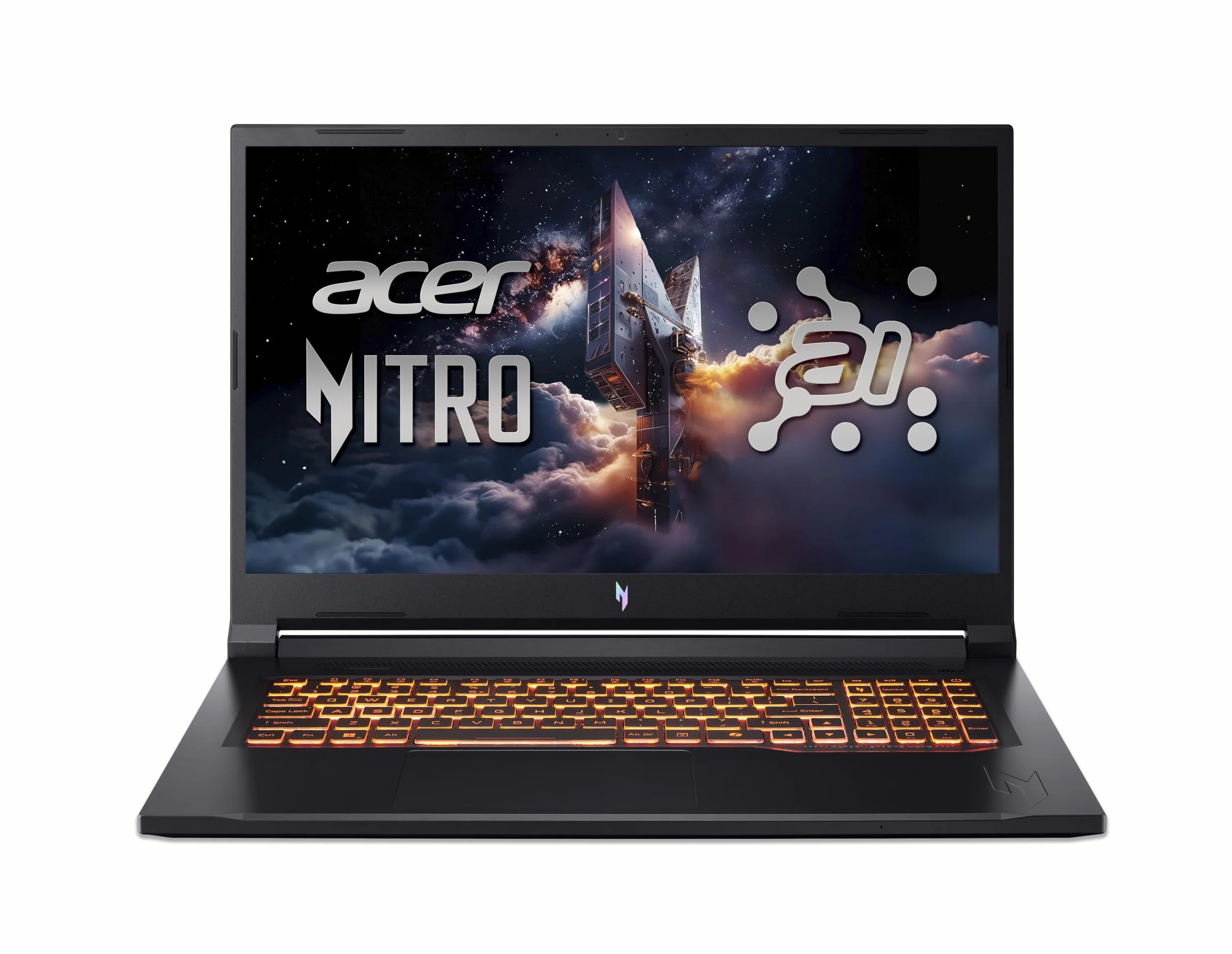 acer Nitro V 17 AI (ANV17-41-R0BS) laptop gamingowy, wyświetlacz 17" FHD IPS 144 Hz, AMD Ryzen 7 260, 16 GB RAM, 1 TB SSD, NVIDIA GeForce RTX 5060, Windows 11, klawiatura QWERTZ, czarny
