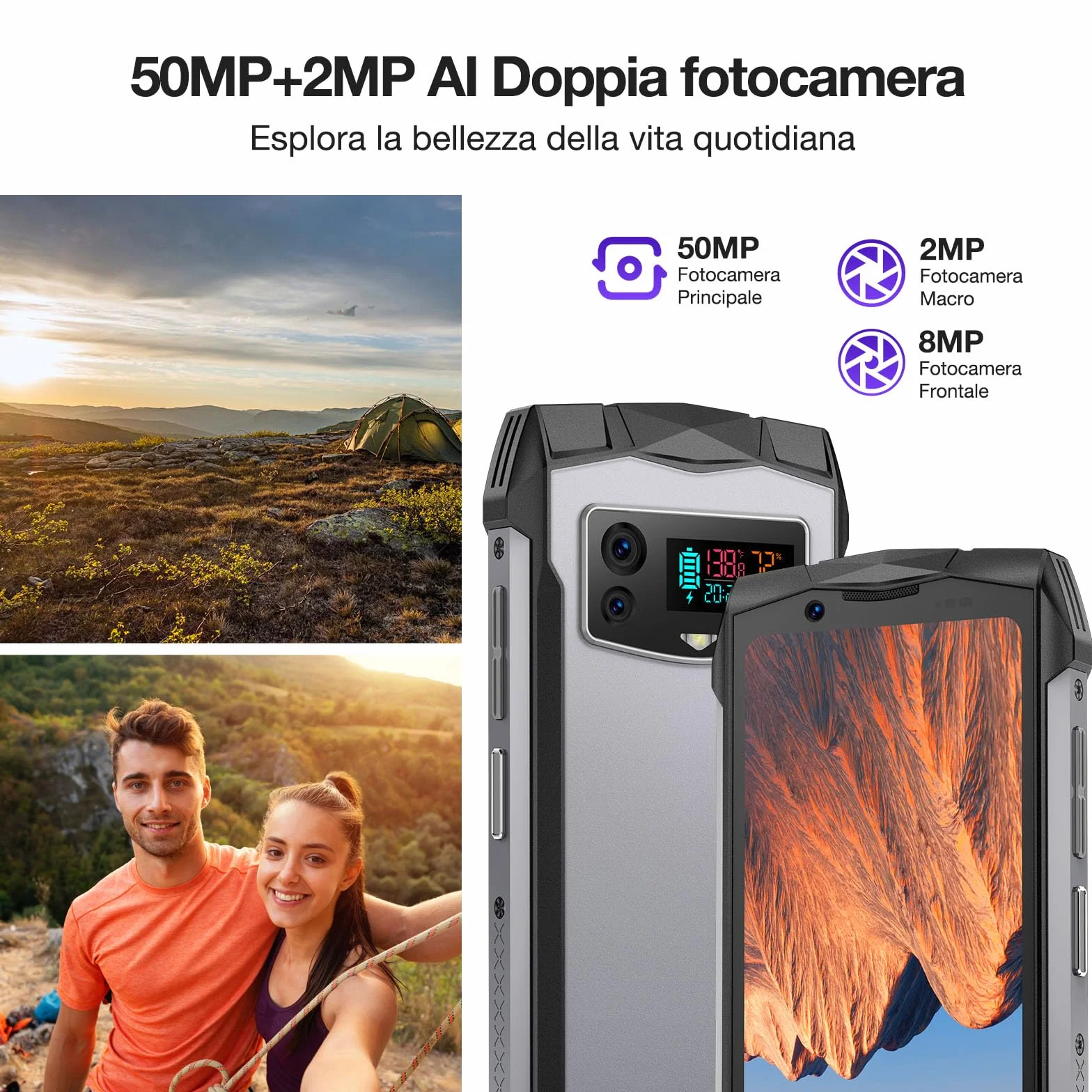 S Mini telefon komórkowy Android 13 Helio G99 15 GB + 256 GB 2TB 4,5" QHD+ aparat Dual IA 50 MP 3000 mAh NFC 4G Dual SIM Face ID srebrny