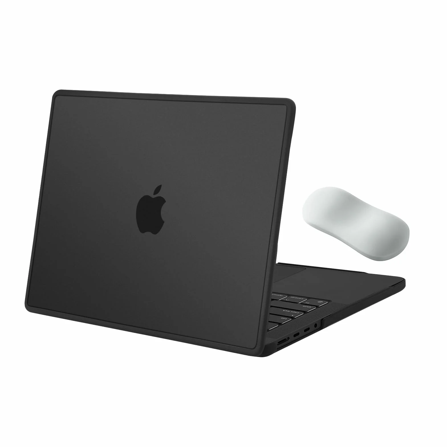 MOSISO Miękkie etui z TPU kompatybilne z MacBook Pro 35.6 cm etui M5 M4 M3 M2 M1 2026-2021, wyświetlacz 36.1 cm, odporna na zarysowania i odciski palców, twarda obudowa i podkładka pod nadgarstek