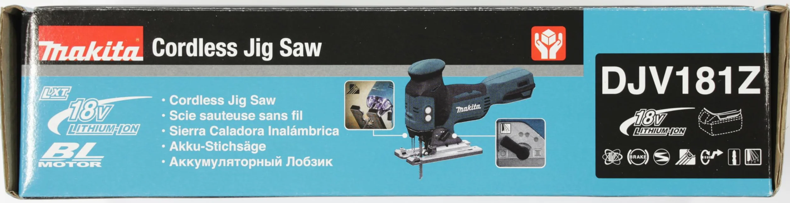 Makita Akumulatorowa Wyrzynarka Wahadłowa, Czarny/Niebieski