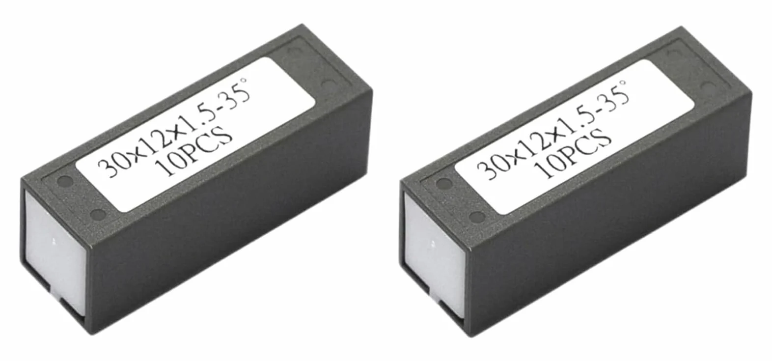 Narzędzia skrawające – płytki do strugów Wkładki z węglika wolframu kwadratowe 30x12x1,5 mm 20 szt. 2 krawędzie do strugarki śrubowej do rowków