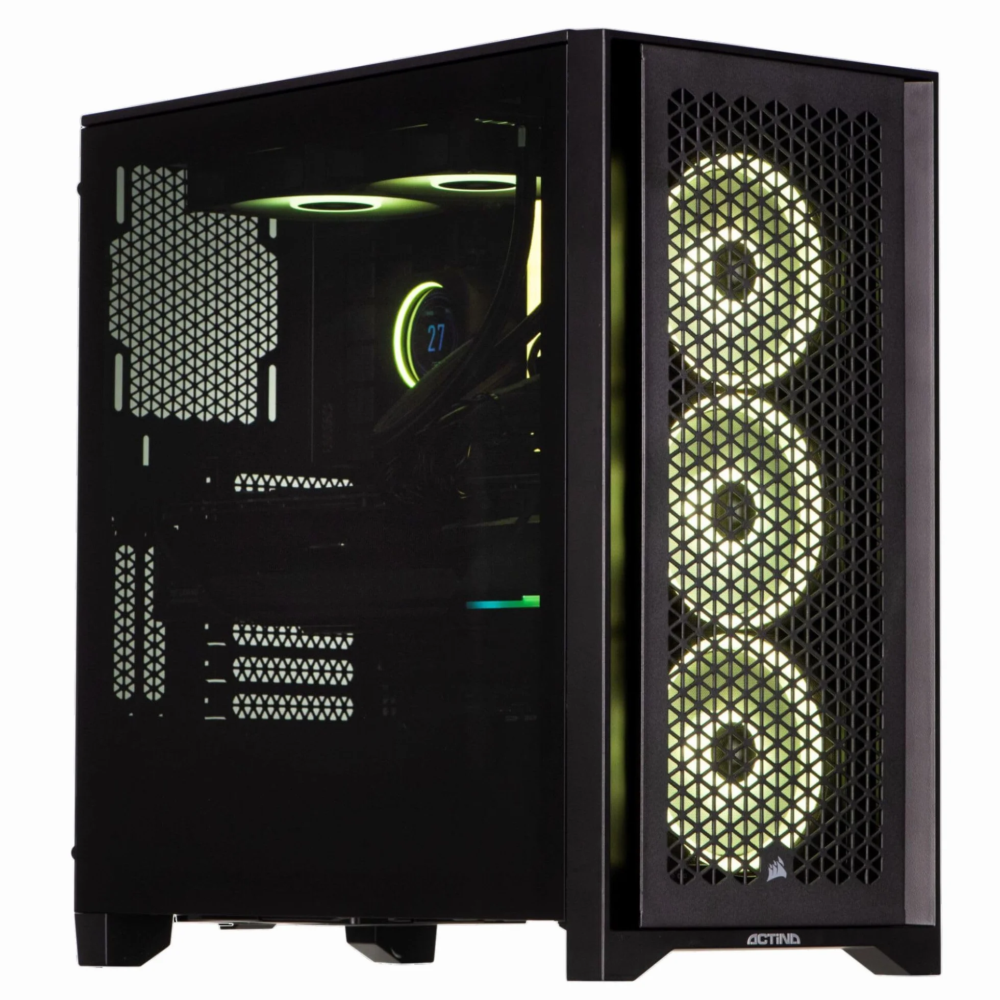 Komputer Actina Icue Ryzen 7 7800X3D 32 GB RAM 2 TB SSD AMD Radeon RX 7900 XT Windows 11 Czarny
