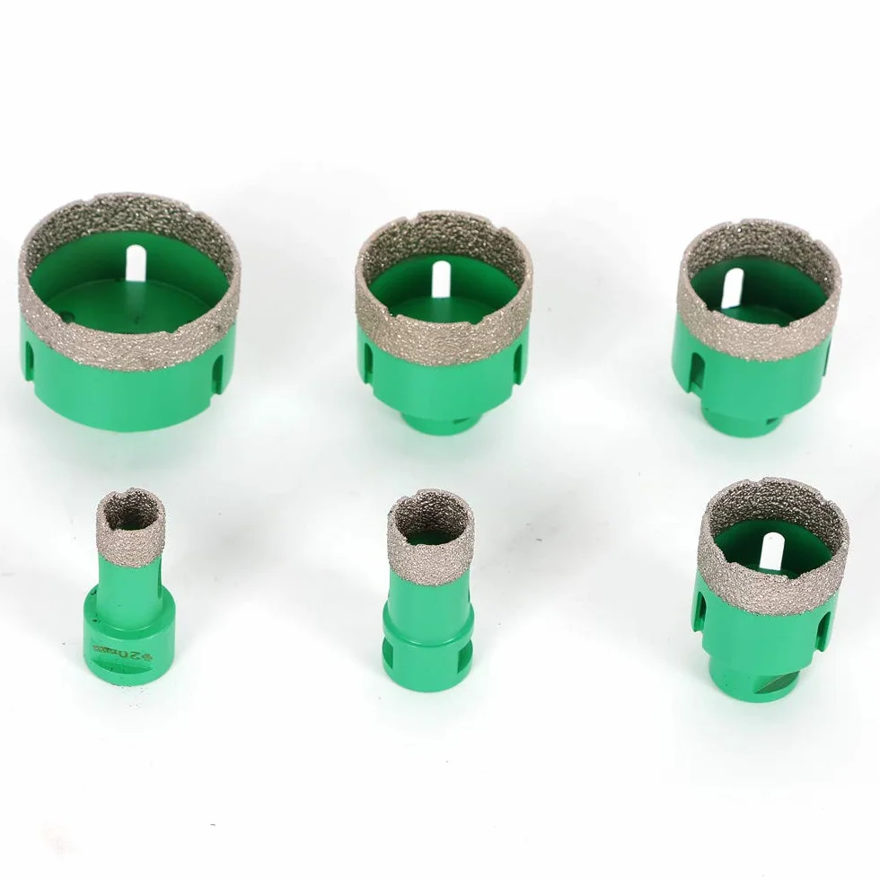 Zestaw wierteł do metalu, wierteł do kamienia, zestaw wierteł do metalu, do kamienia, ceramiki, marmuru, granitu, szkła – 68 mm do 20 mm, z pudełkiem do przechowywania