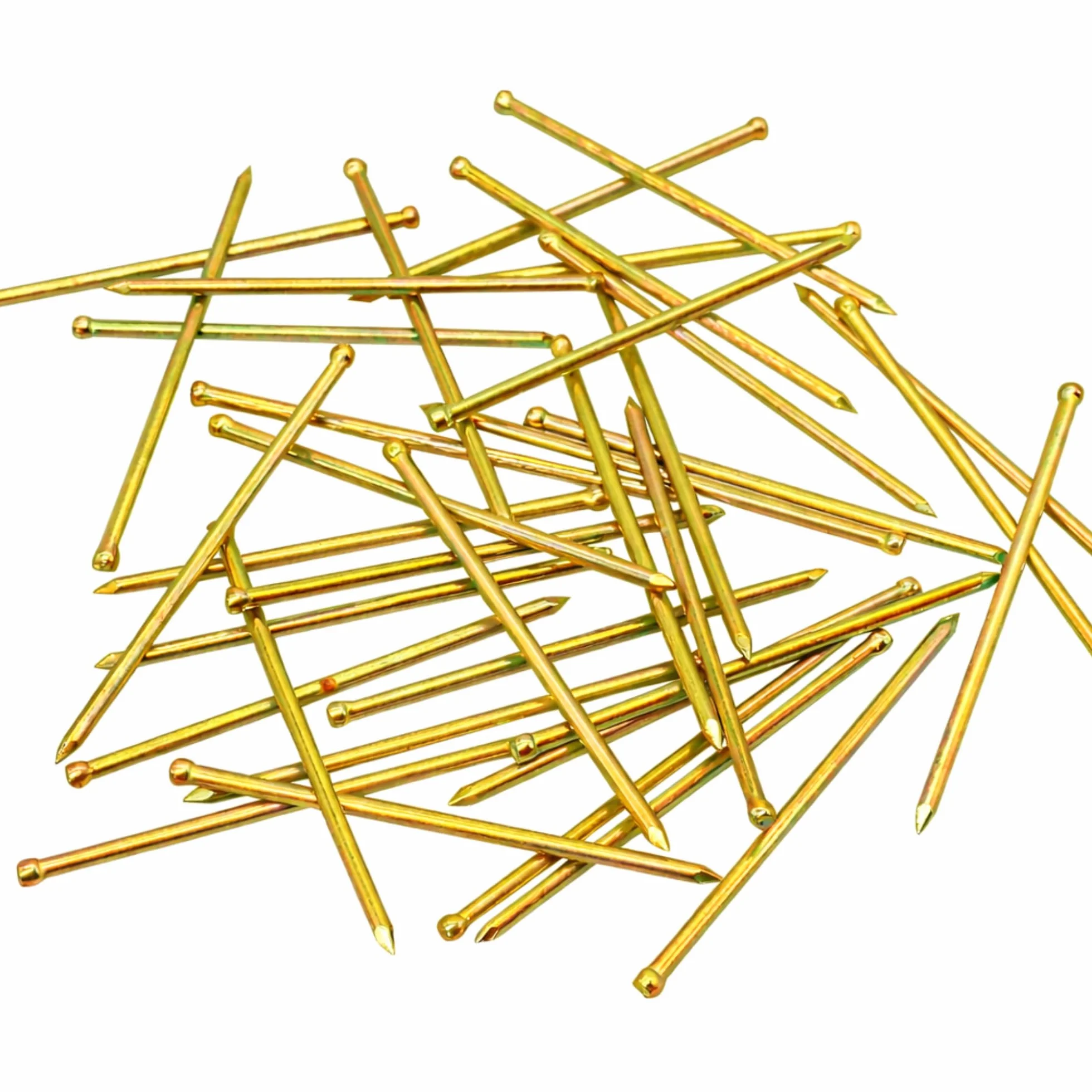 (opakowanie 500 szt.) małe gwoździe wykończeniowe 1,5 x 40 mm, gwoździe ze stali ocynkowanej, gwoździe do obróbki drewna (500, 1,5 x 40 mm)