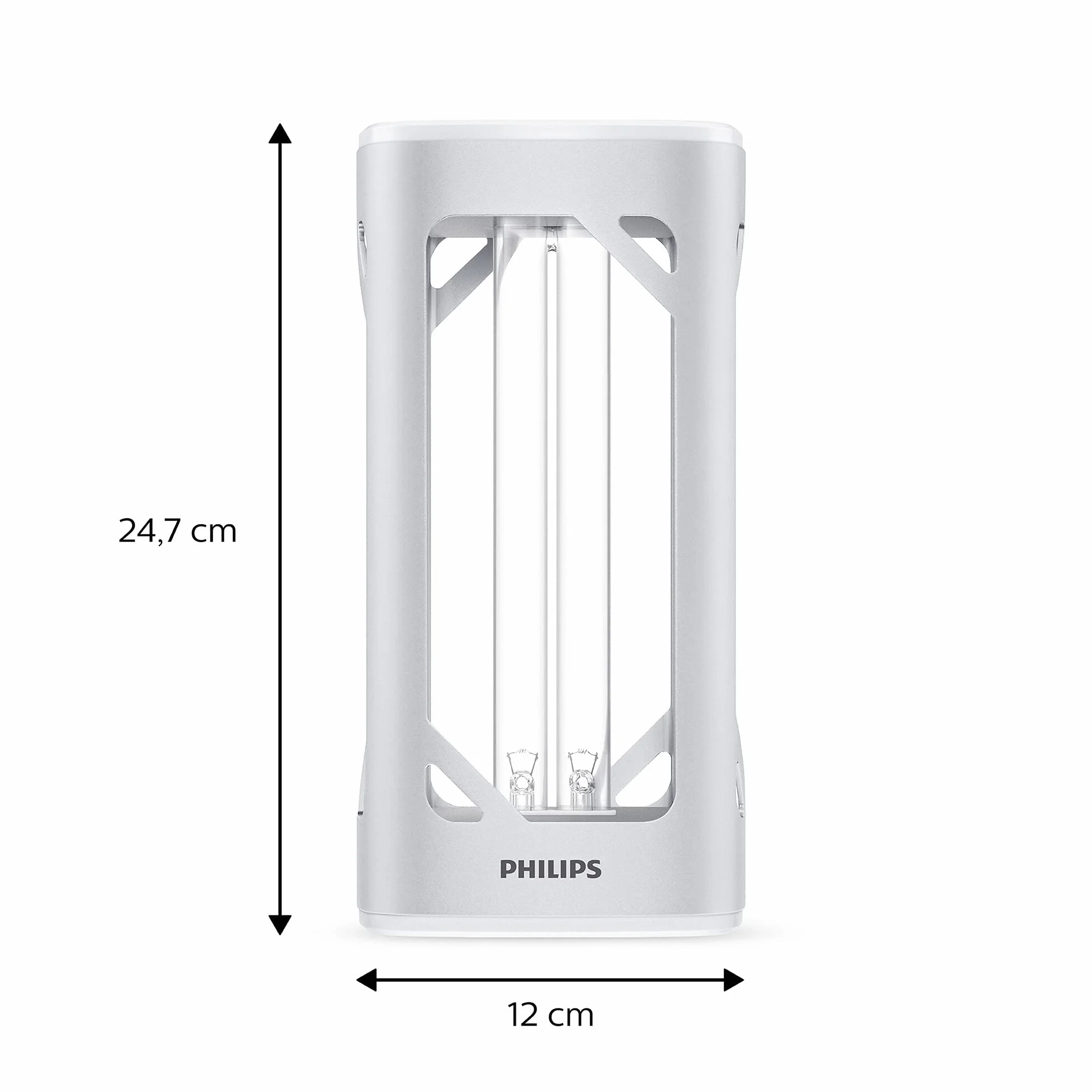 Philips Lampa, Tworzywo Sztuczne Aluminium, Srebrny, 1 sztuka