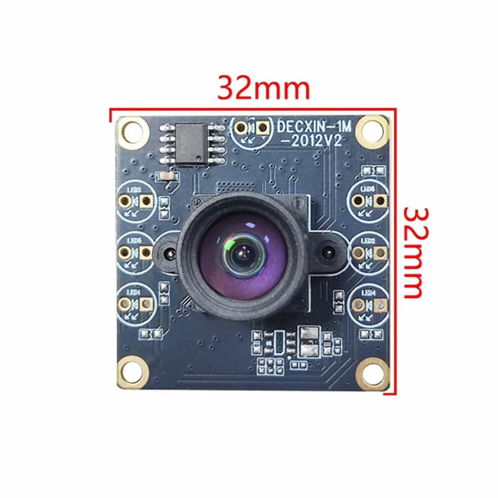 TsoLay 6 zestawów 100-stopniowy moduł kamery 1MP OV9732 1280x720 USB