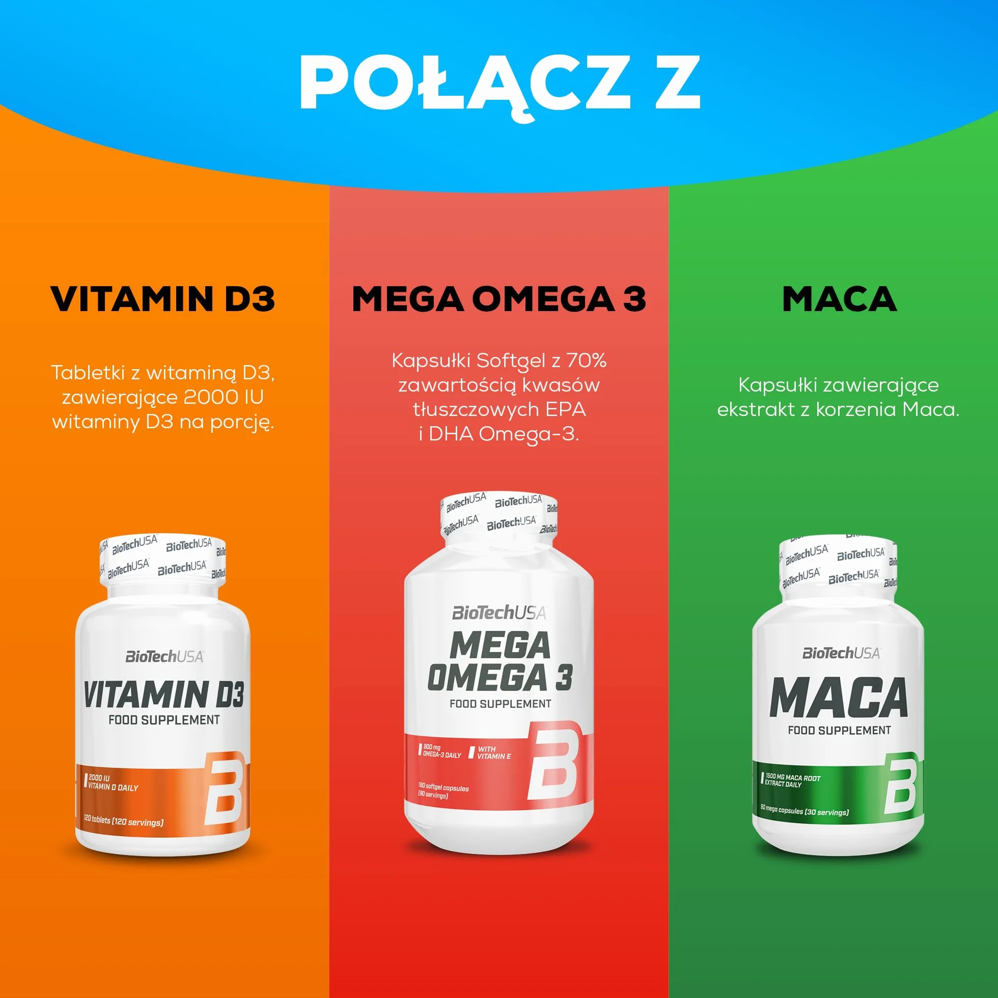 BioTechUSA Multivitamin For Men - kompleksowe wsparcie dla aktywnych mężczyzn | 38 substancji aktywnych | energia, wsparcie odporności i mięśni | ochrona antyoksydacyjna, 60 tabletek