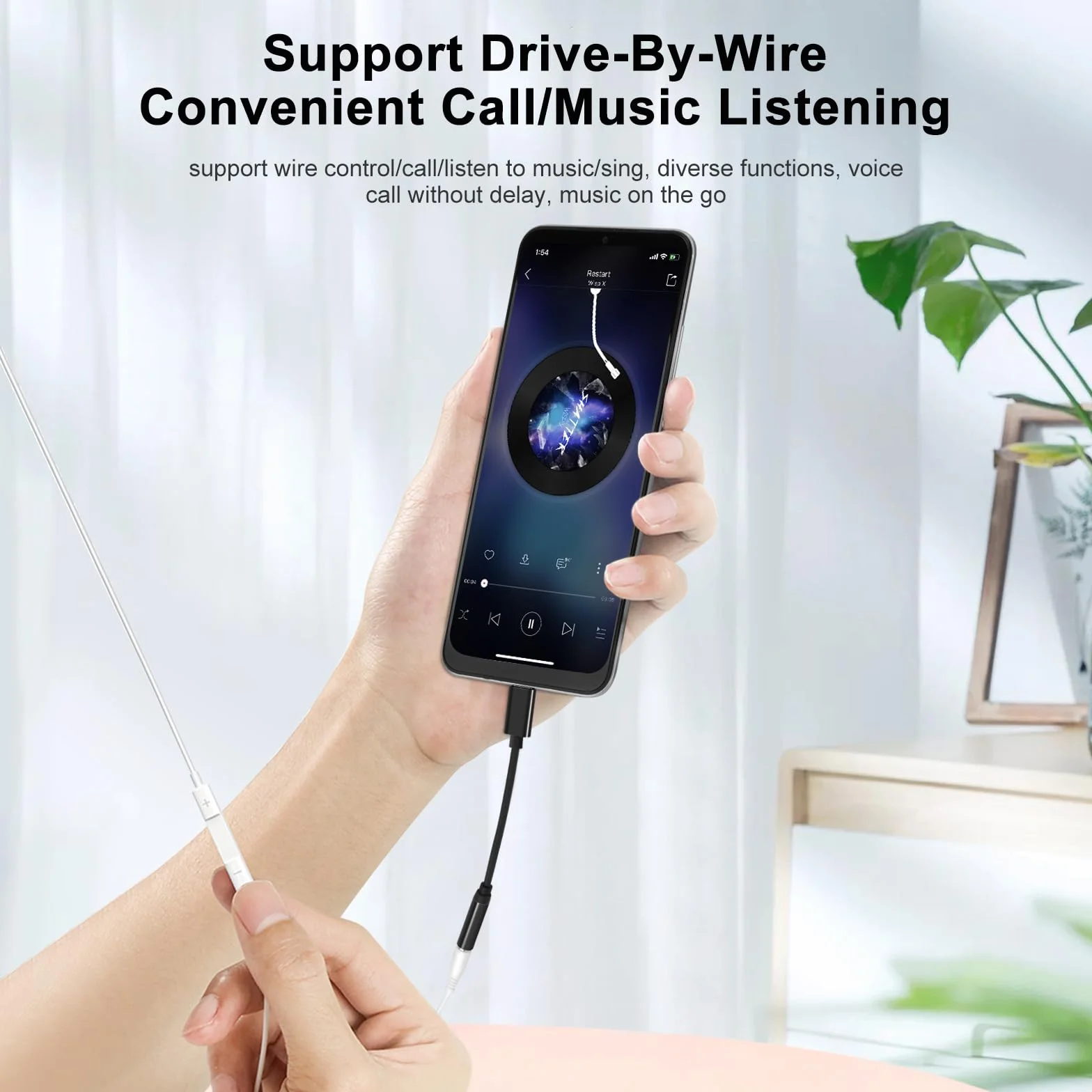 Adapter USB C na 3,5 mm gniazdo słuchawkowe (2 sztuki), adapter do słuchawek AUX na USB C na 3,5 mm, adapter AUX kompatybilny z Samsung Galaxy, iPad Pro, MacBookiem (czarny)