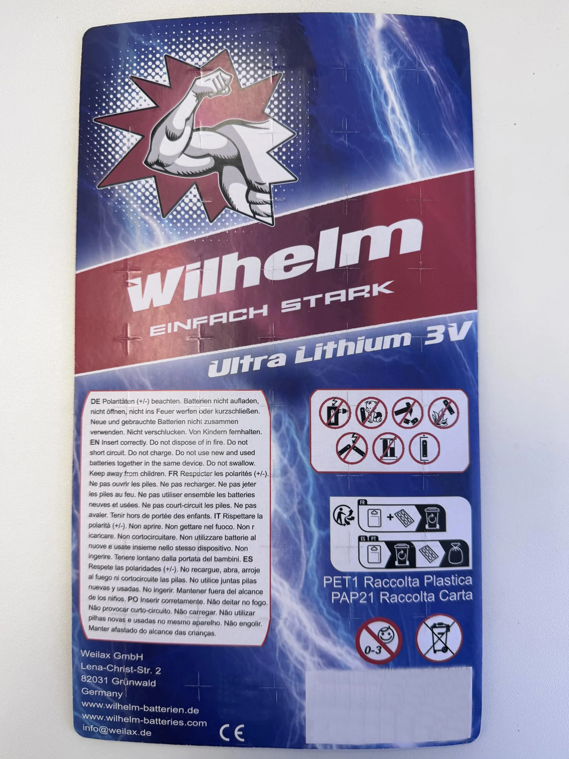 4 x CR2477 CR 2477 WILHELM bateria guzikowa litowa 3V 1070 mAh ø24 x 7,7 mm bateria DL2477
