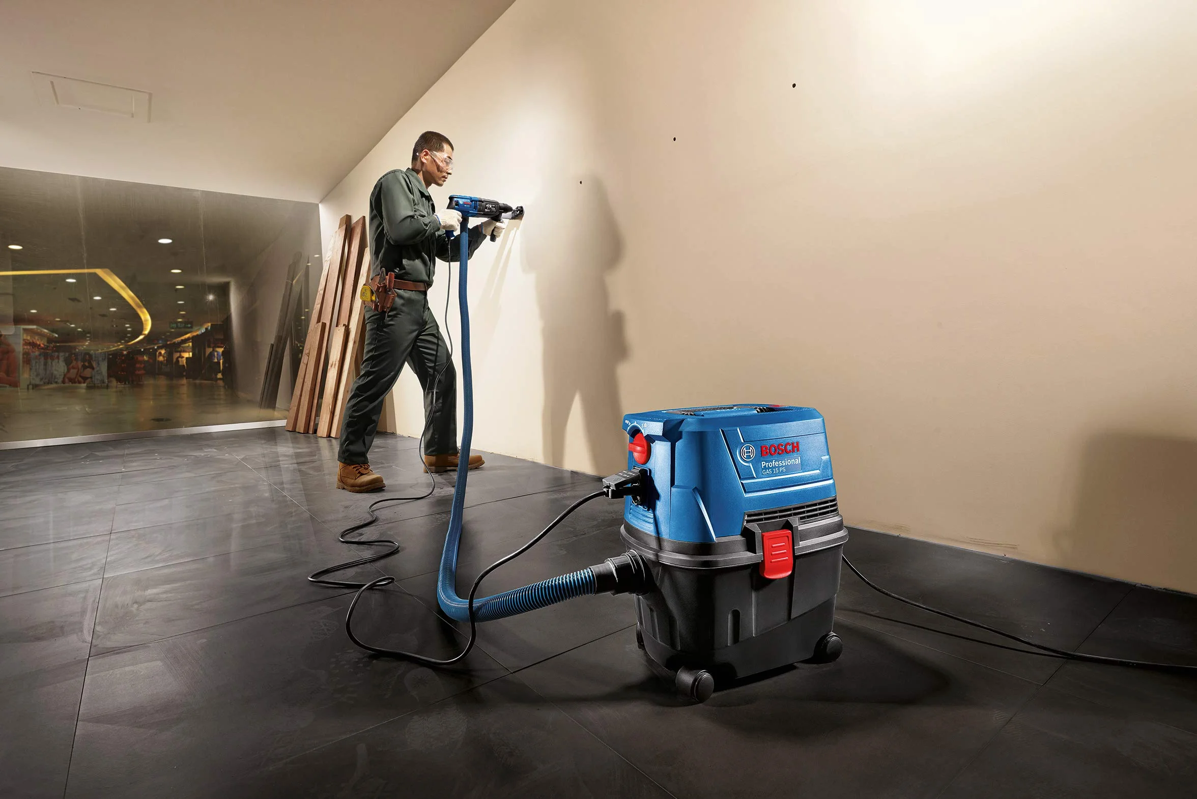 Bosch Professional Filtr piankowy (do GAS 15 PS, osprzęt do odkurzaczy)