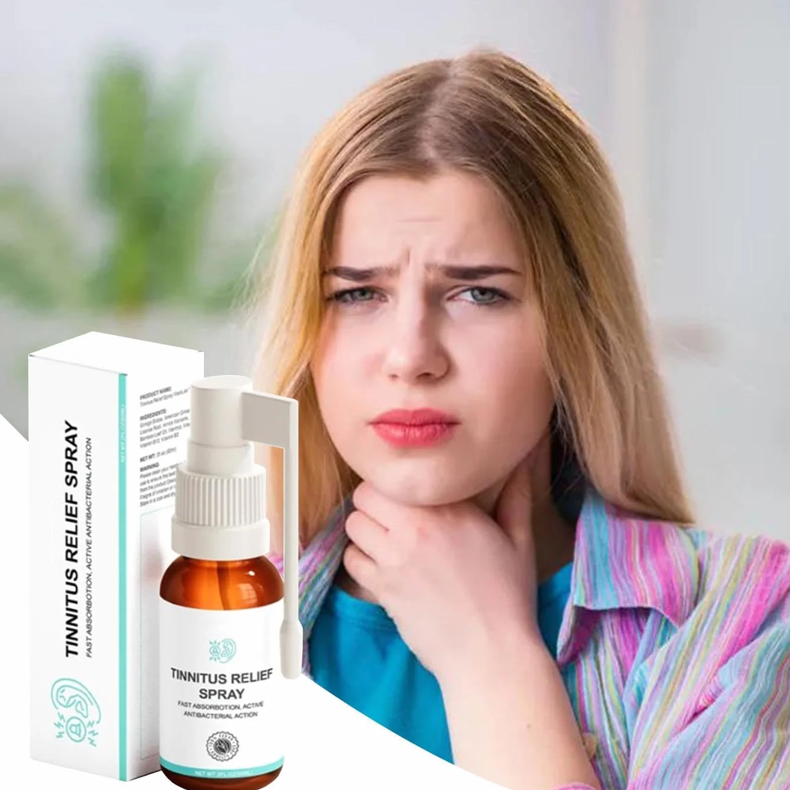 Ulga w szumach usznych, 30 ml, naturalna ulga w szumach usznych, naturalne składniki, płyn łagodzący szumy uszne, skuteczna ulga w inhalatorze szumów usznych, krople do uszu w uszach, spray do