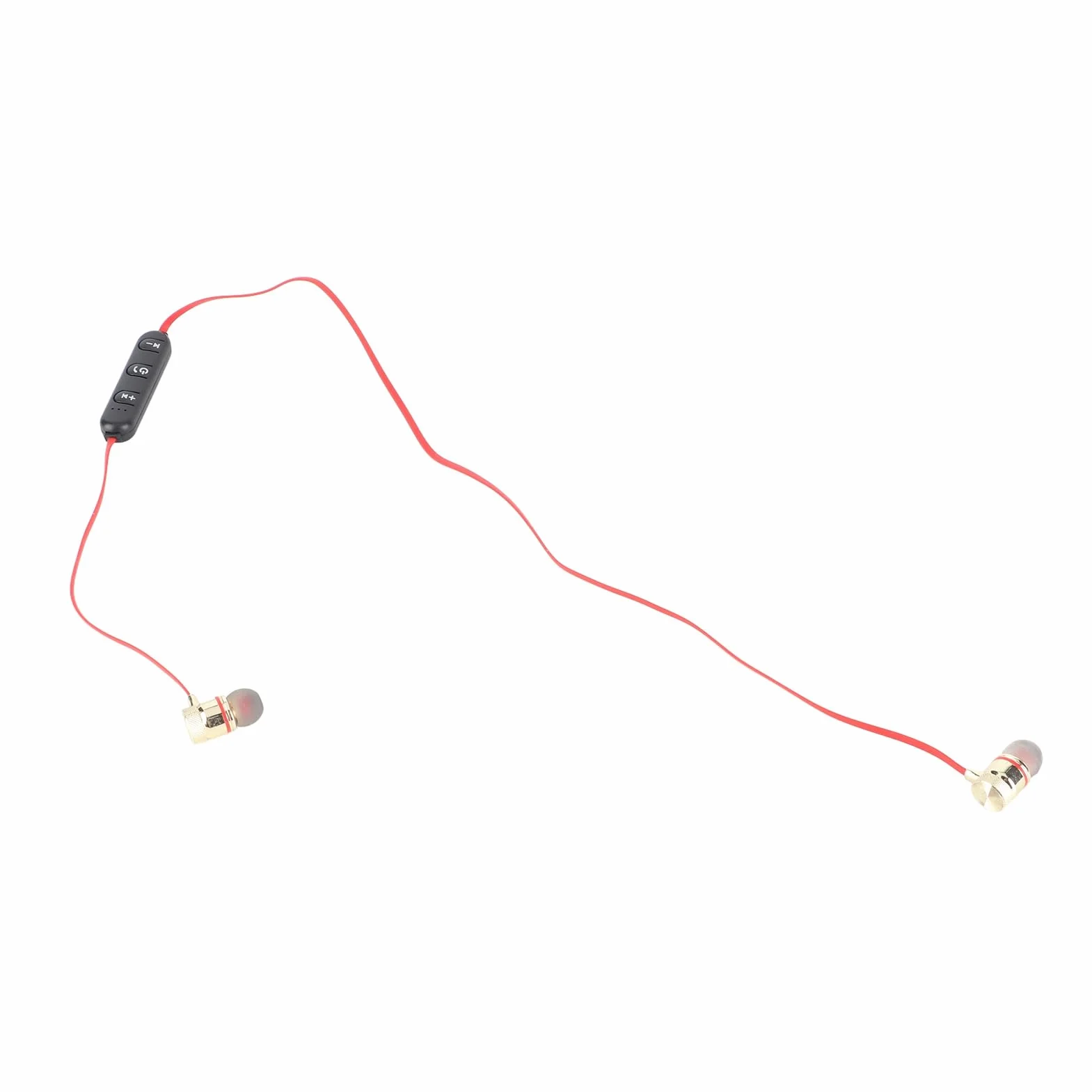 Tonysa Bluetooth słuchawki magnetyczne bezprzewodowe sportowe zestaw słuchawkowy złoty/czarny 4.1