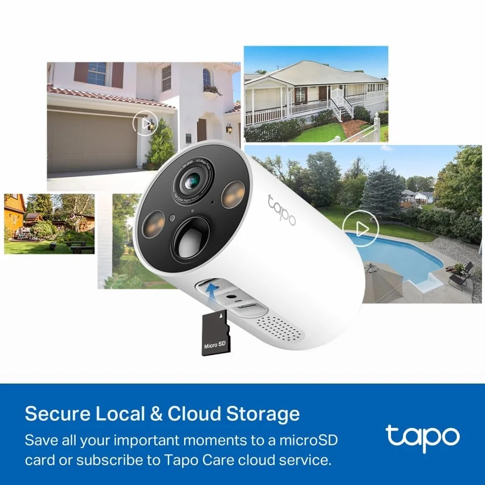 TP-Link Tapo C425 KIT Kamera zewnętrzna 2K QHD z baterią H200