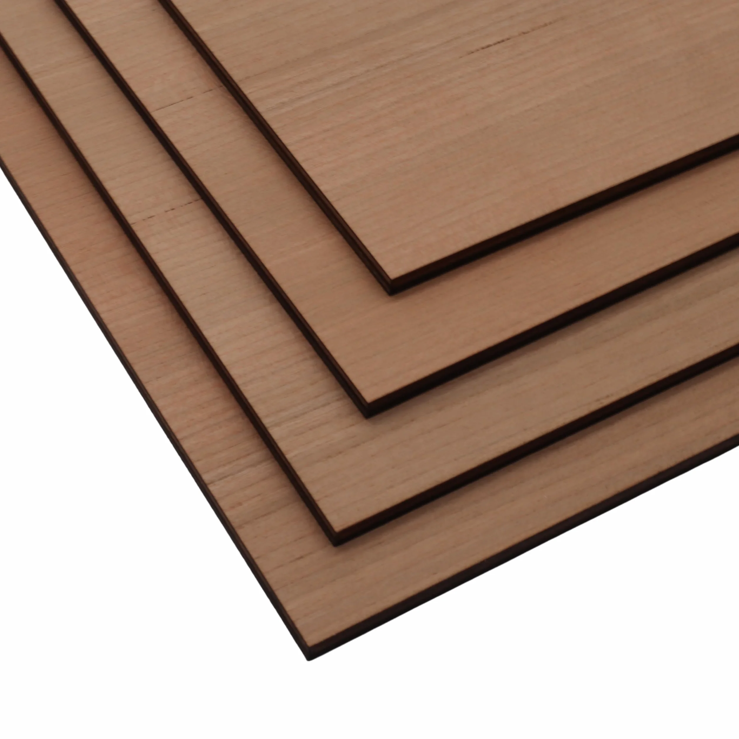 Sklejka z drzewa wiśniowego 5 mm, idealna do prac laserowych, CNC i majsterkowania, wytrzymała grubość 5 mm zapewnia stabilność i precyzję, fornir na noże premium do szlachetnego wykończenia i