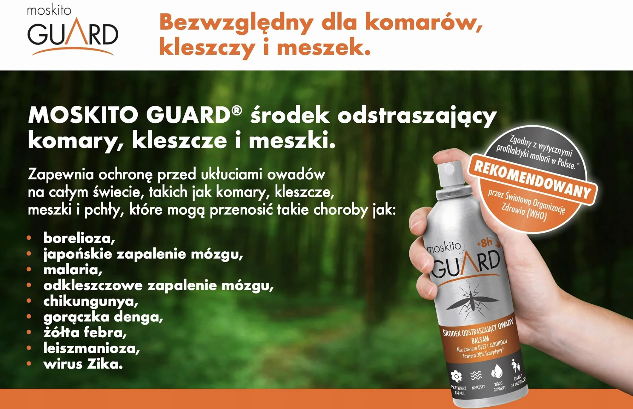 75ml - Bardzo wydajny & bezpieczny repelent w formie mleczka chroniący przed komarami, kleszczami i owadami do 8h. Nawilżający skórę BEZ DEET. Polecany dla dzieci i kobiet w ciąży
