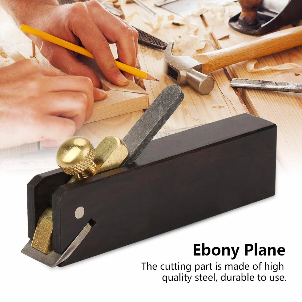 Ebony Mini Cable-Line R?czny Strug do Drewna, Czarny, 75 x 20 x 13 mm, Narz?dzie Stolarskie