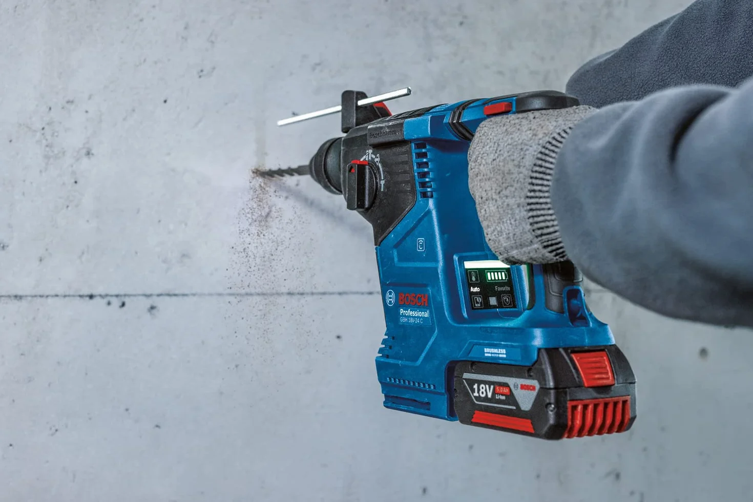 Bosch Professional Gbh Wiertarka, Niebieski/Czarny, 45 x 37 x 26,5 cm