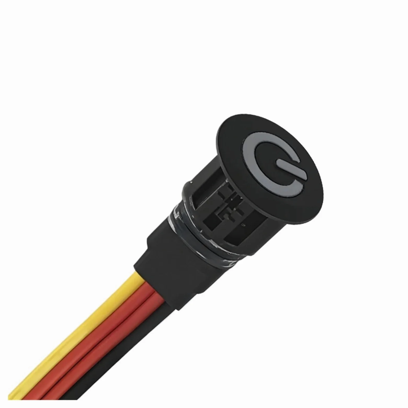 10mm 16mm przycisk czujnika dotykowego domu ściemniacz przełącznik kontrolera dla DC5V 12V 24V Smar Home taśma Led kontroler ściemniacza LED(10T Black,L,5pcs)