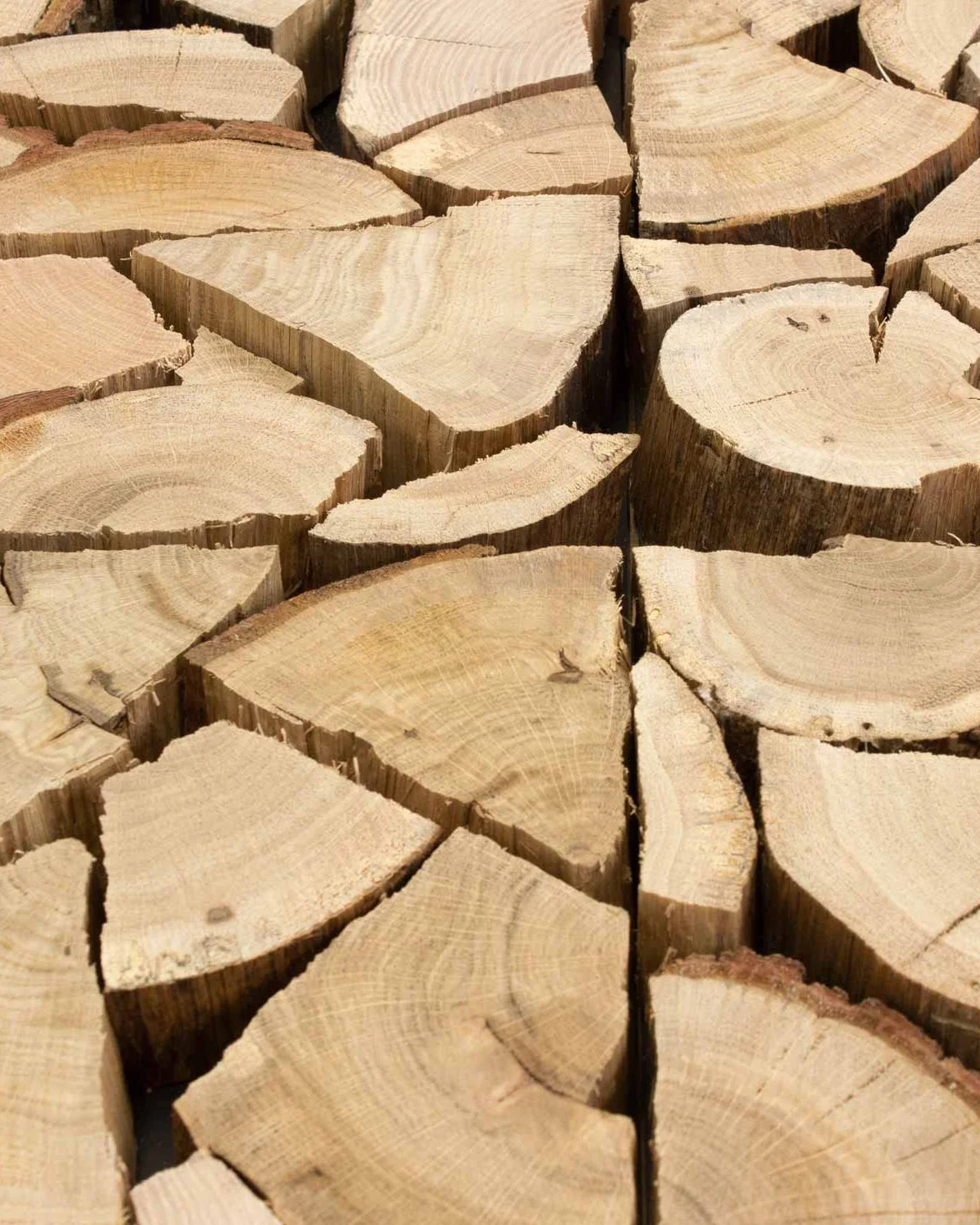 wodewa Deseczka na drewno kominkowe, dębowe drewno kominkowe, panel ścienny, panel akustyczny 3D, dekoracja ścienna, drewno, kominek, rozmiar S