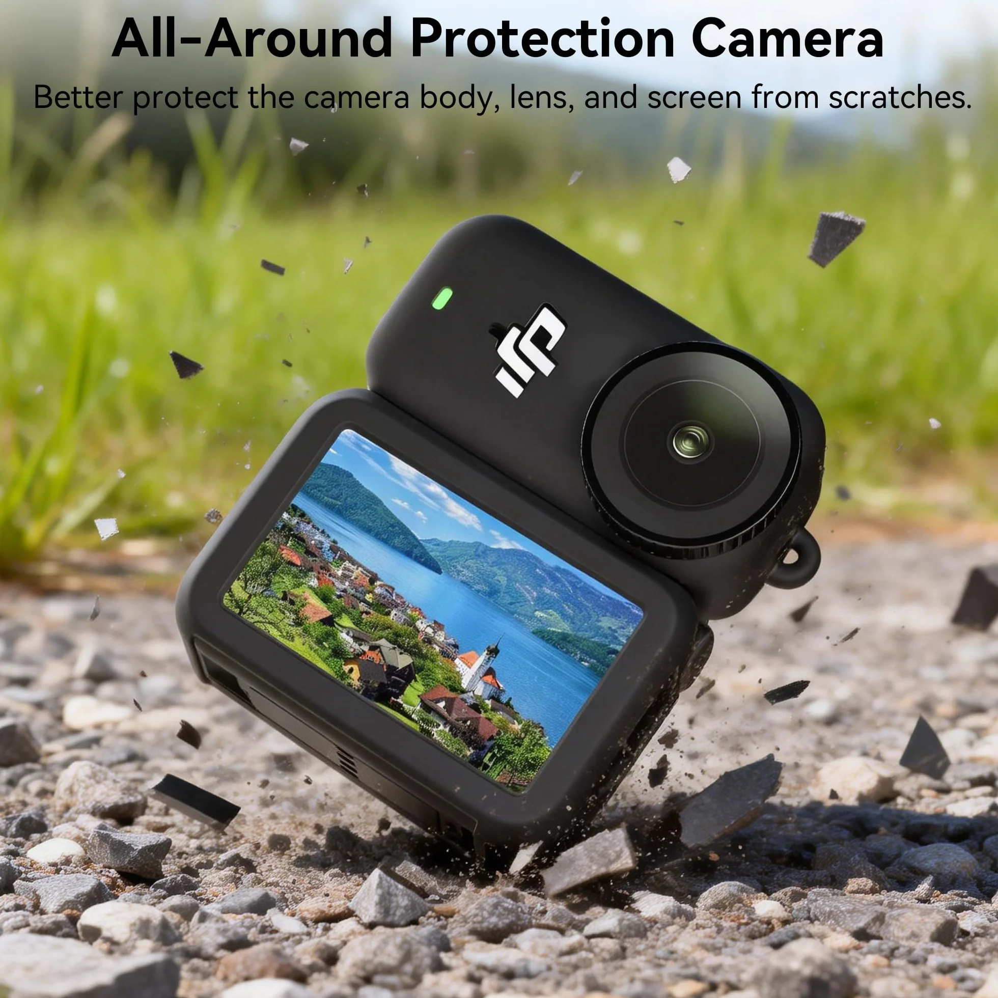 Osmo Nano Silikonowy Pokrowiec Ochronny Obiektywu DJI Odporny Zarysowania