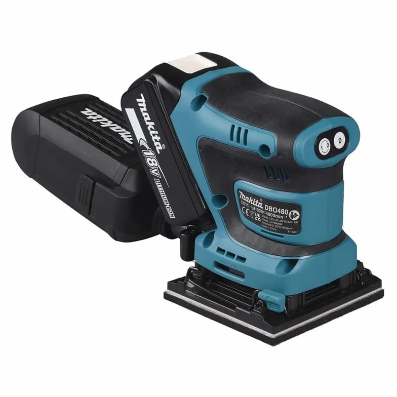 Szlifierka wibracyjna 18V LXT 112x102 mm (produkt sam) w MAKPAC - MAKITA DBO480ZJ