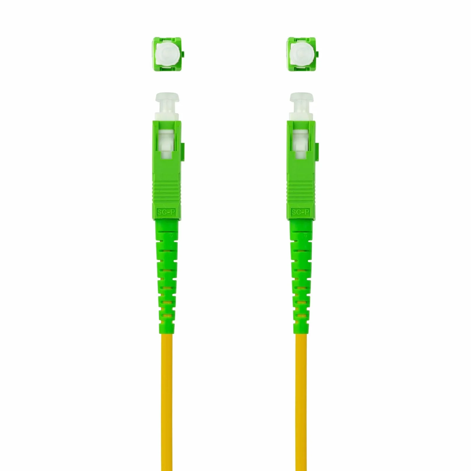 MONOMODO FIBRA KABEL SC/APC-SC/APC LSZH ŻÓŁTY 20M. Idealny do połączeń o dużej prędkości i niskiej utraty sygnału. Jego konstrukcja LSZH zapewnia większe bezpieczeństwo przeciwpożarowe, będąc perfe
