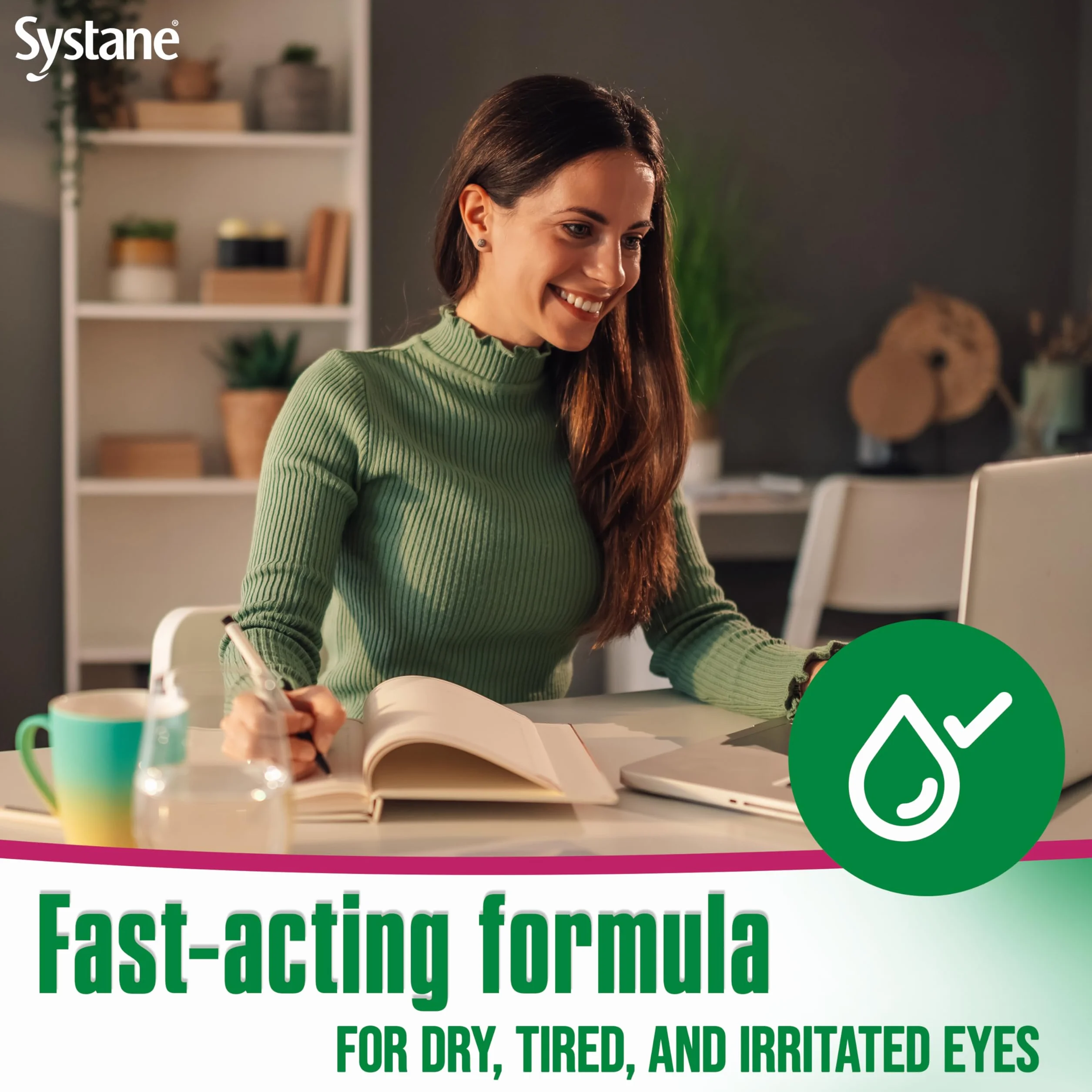 Systane Ultra Lubricant Eye Drops, Twin Pack, 10-mL Each,packaging may vary