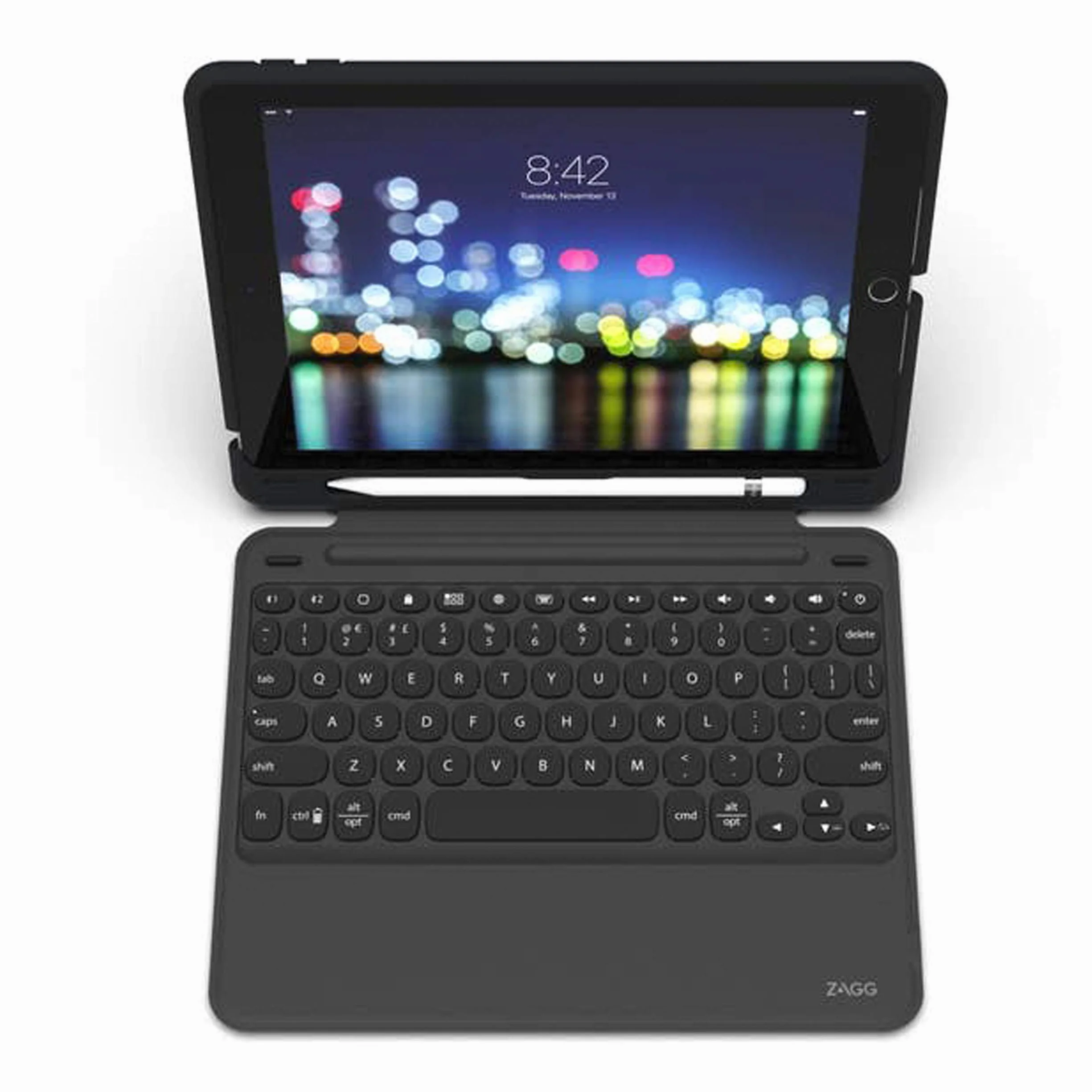 ZAGG Slim Book Go ultracienka klawiatura i zdejmowana osłona ochronna do iPada 24,6 cm (9,7 cala) (QWERTY)
