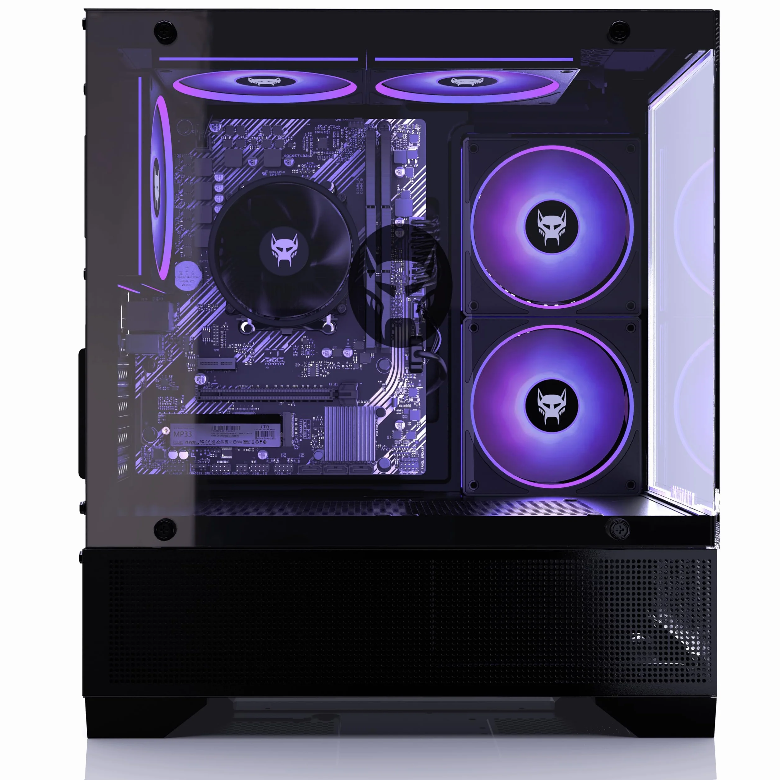 BEASTCOM Q3 PC Gamer AMD Ryzen 5 4600G, 16GB RAM, 1TB M.2 NVMe, 500W 80PLUS, WiFi