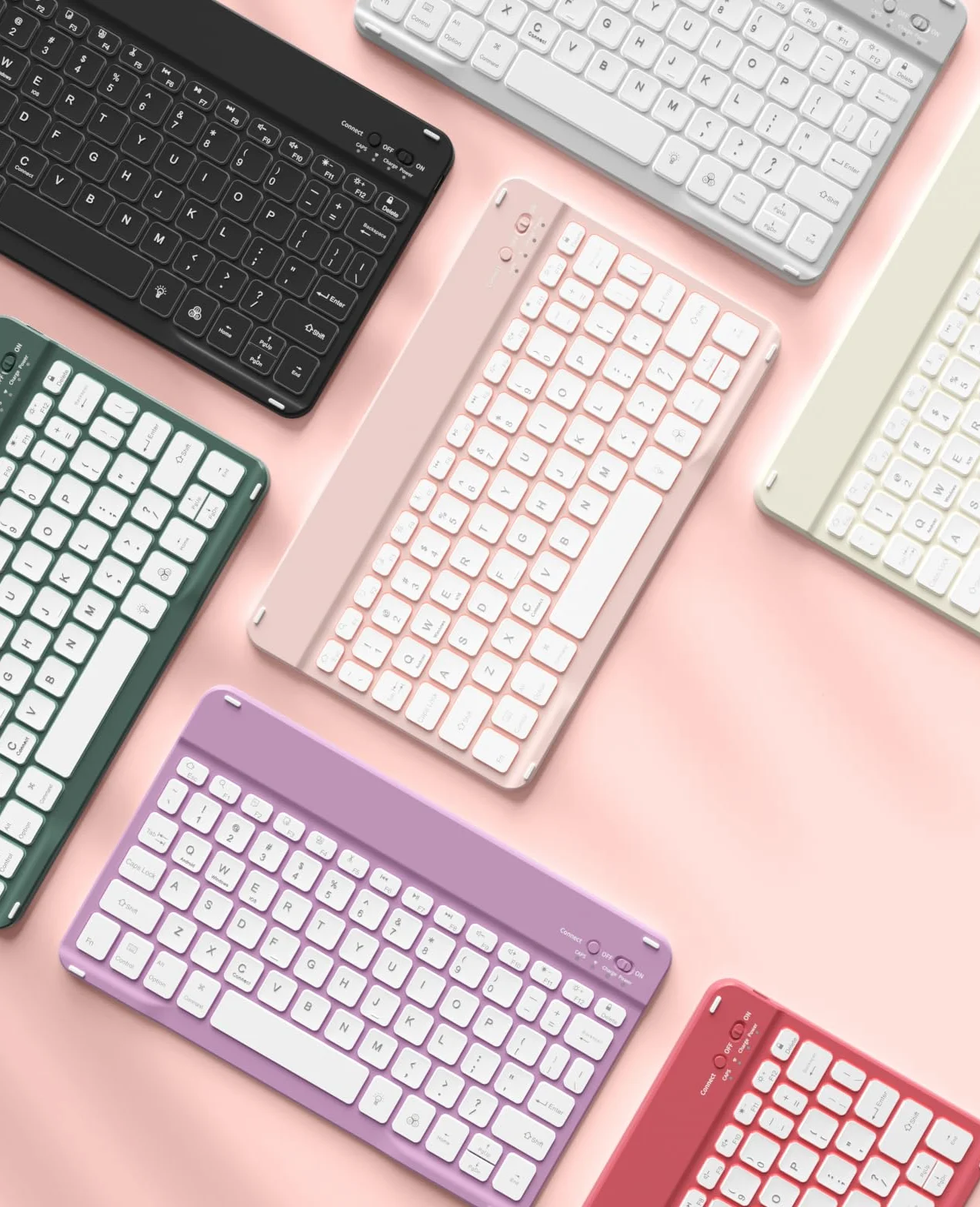 Etui na klawiaturę do iPada 11 cali 2025 A16 i iPad 10. generacji 10,9 cala 2022 z podświetlaną klawiaturą QWERTZ