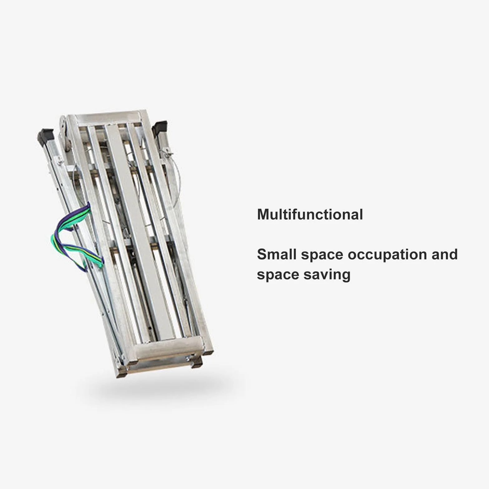 Aluminiowe rusztowania regulowana składana platforma robocza 200 kg 60-90 cm ocynkowana