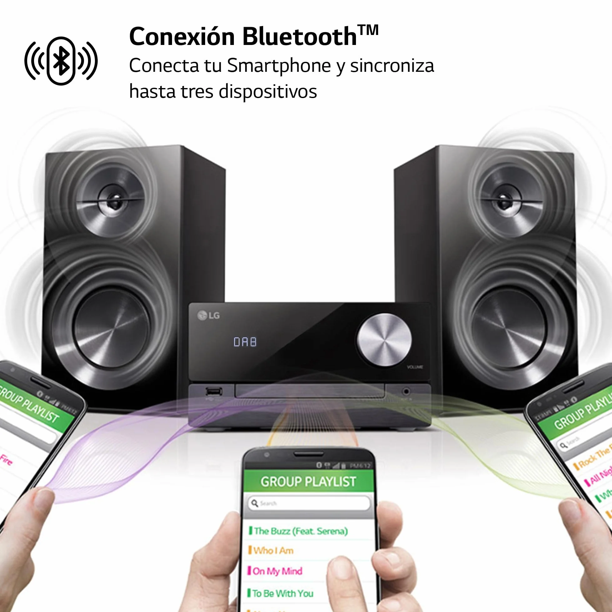 LG CM2460DAB Zestaw Stereo 100W Czarny