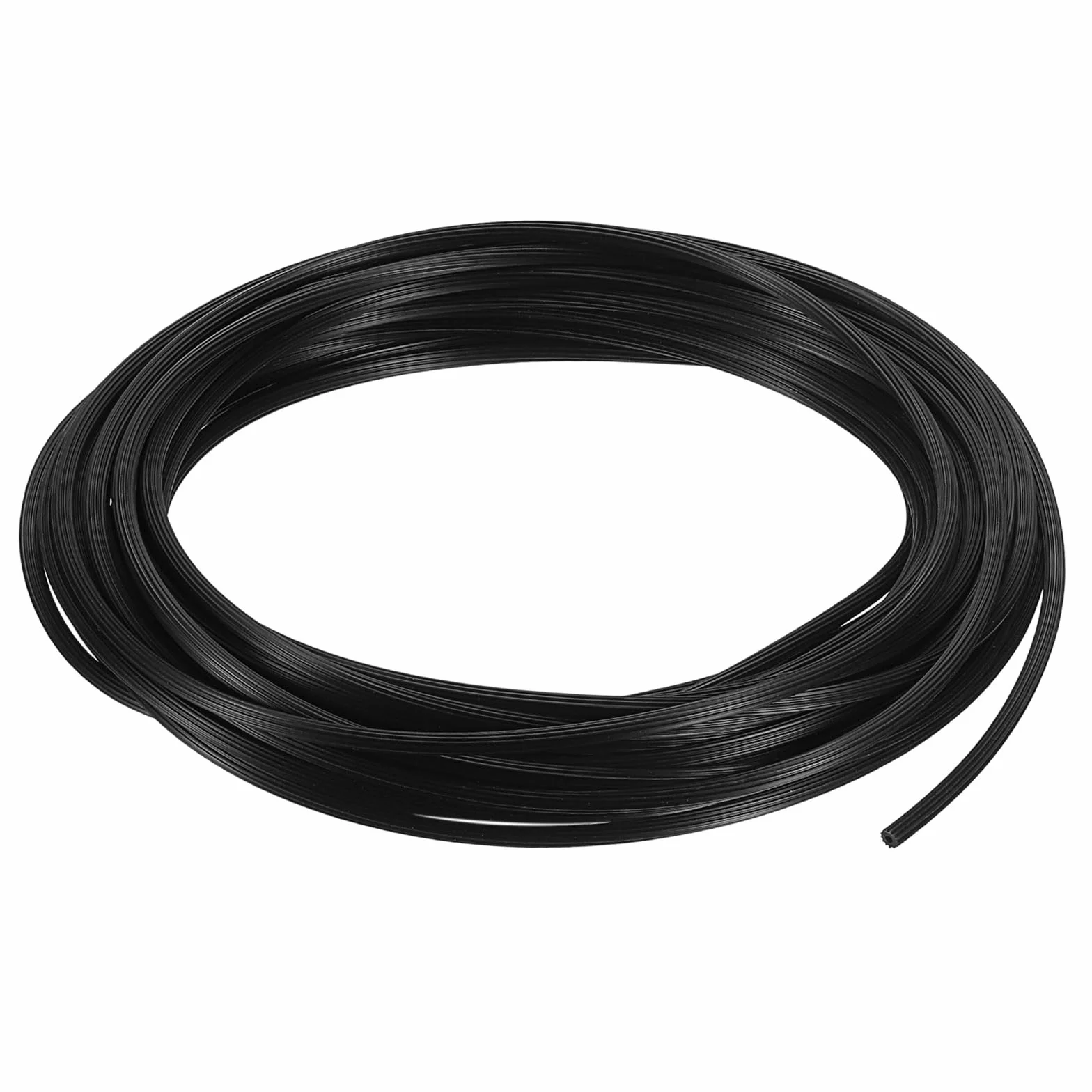 QUARKZMAN Silikonowa uszczelka ekranowa, 0,14" x32,8ft Uszczelka do naprawy ekranu okna okrągła do wymiany ekranów drzwi okiennych (10 metrów, czarny)