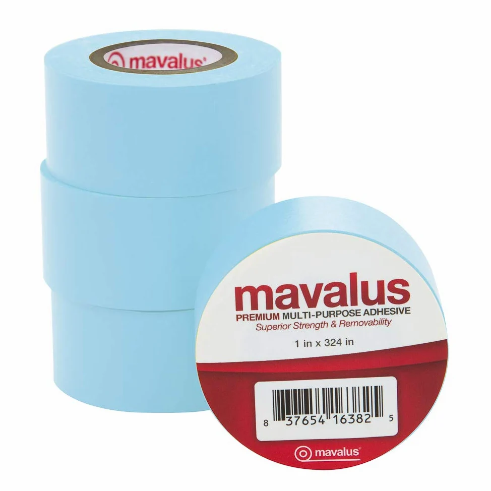 Mavalus Taśma 2,5 cm szerokości x 823 cm 4-pak - niebieska