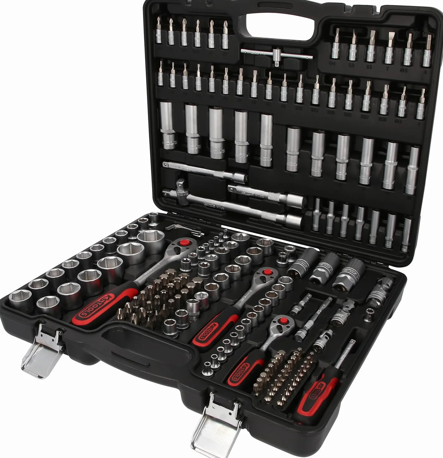 KS Tools 917.0779 Zestaw Kluczy Nasadowych 1/4"+3/8"+1/2" 179-szt