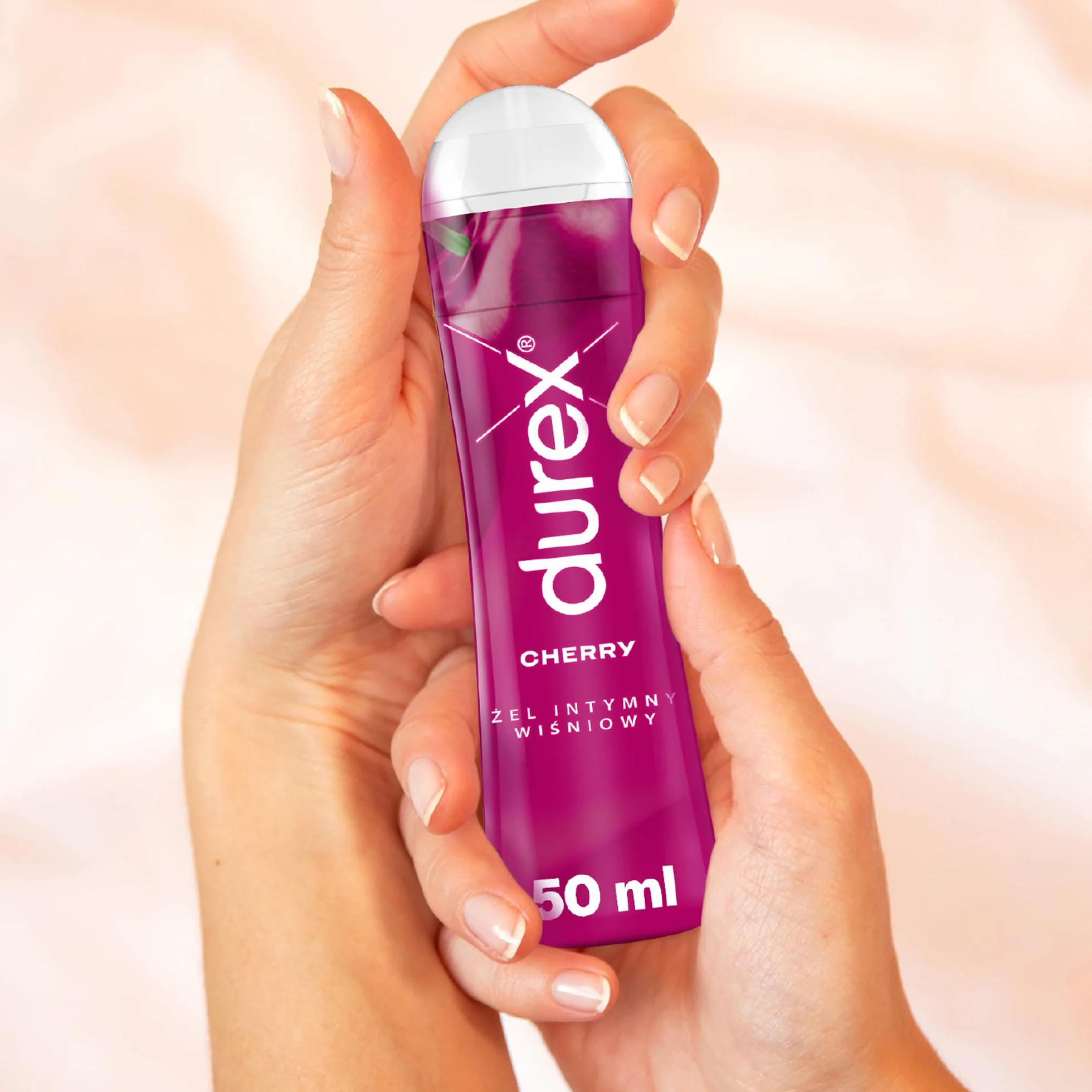 Durex Żel intymny wiśniowy o smaku i zapachu wiśni bez cukru 50 ml