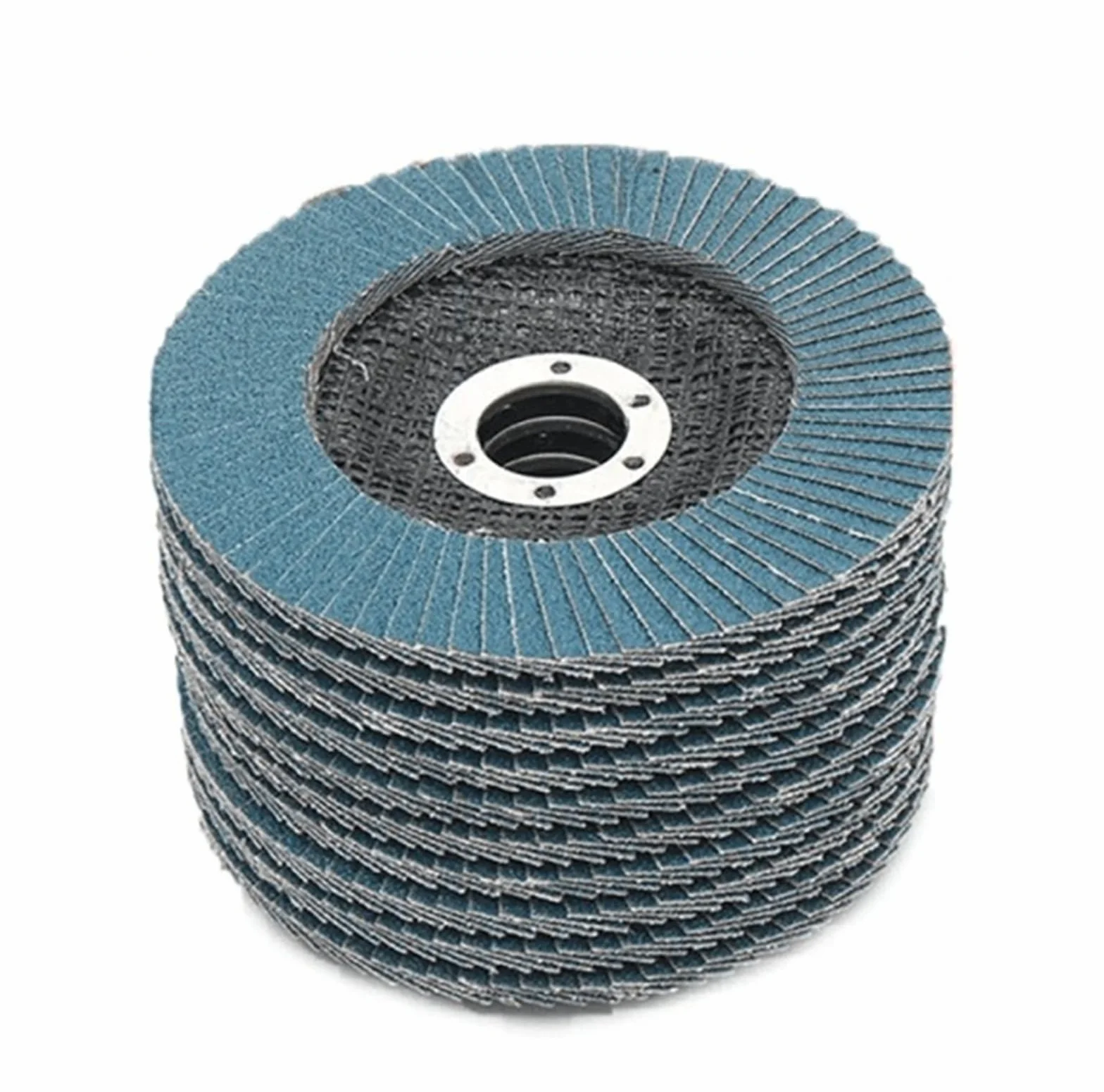 10 sztuk 5 cali 125mm szlifierka kątowa tarcze szlifierskie 40/60/80/120 Grit ściernica tarcze listkowe metalowe plastikowe narzędzie do usuwania drewna narzędzie ścierne
