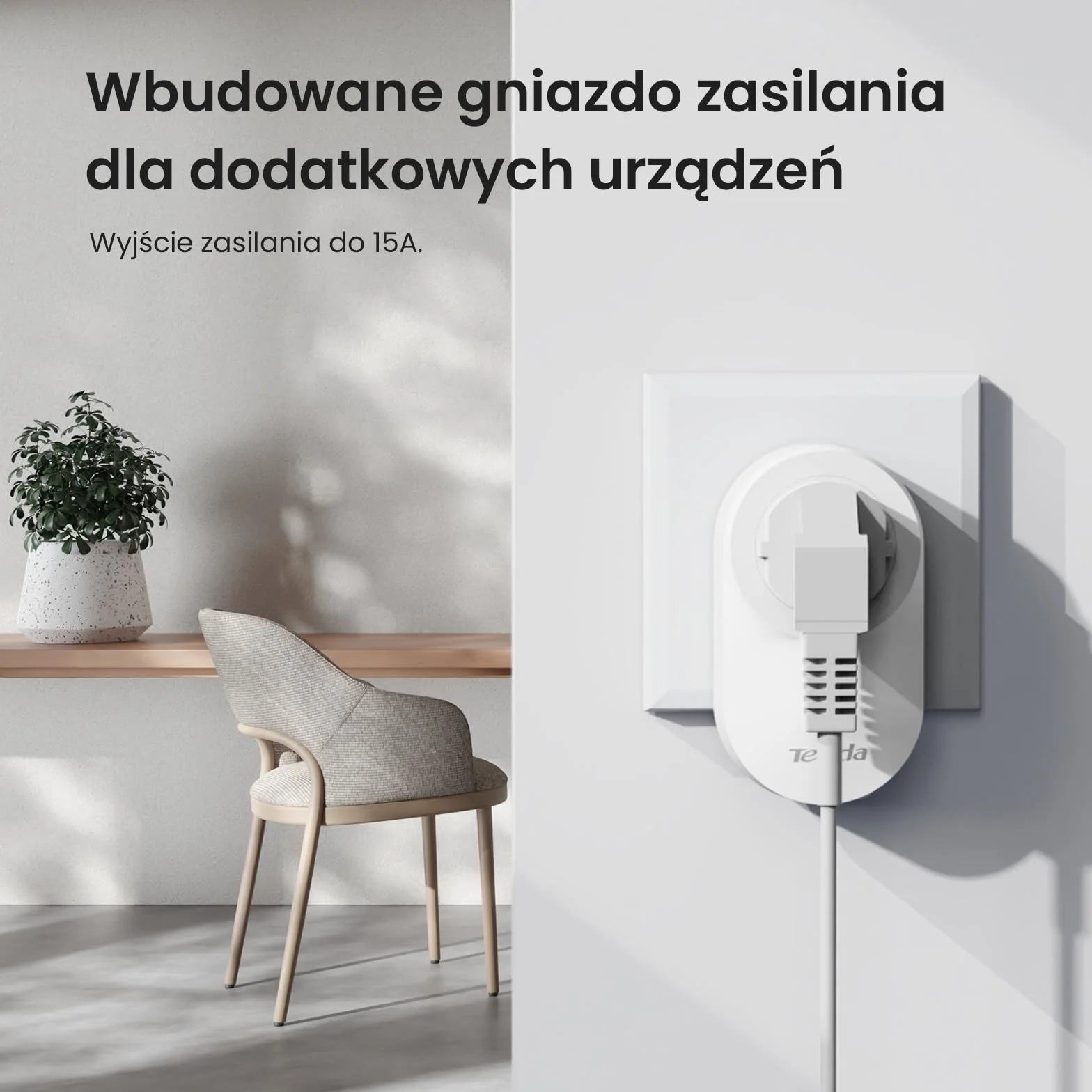 Tenda PH6 Powerline Adapter KIT AV1000 Gigabit 1000 Mbit/s Homeplug AV2 biały