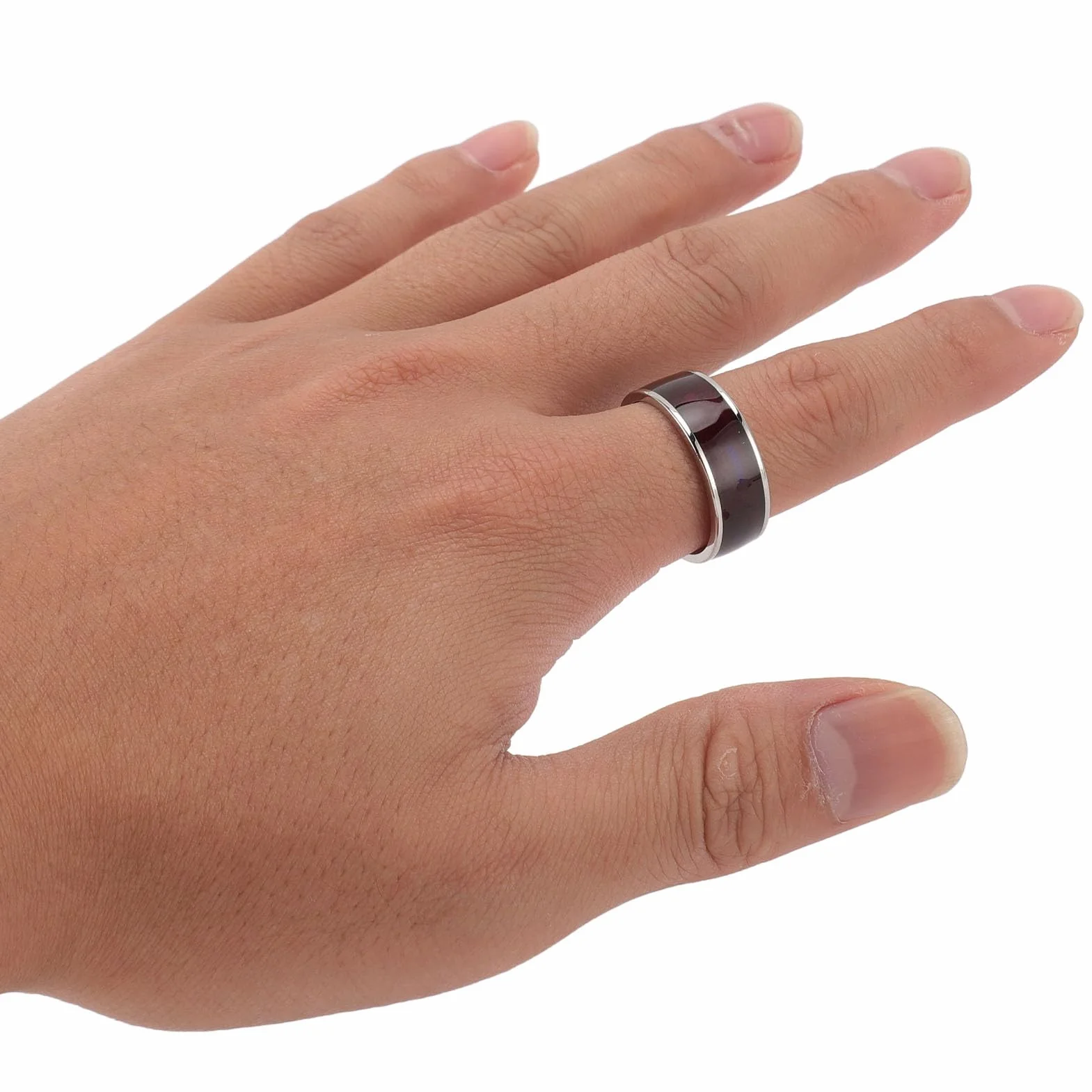 Inteligentny pierścień NFC, Chip Ntag213 do Noszenia, Inteligentny pierścień do Odblokowywania Inteligentnych Zamków do Drzwi, ładowania Kart, Odblokowywania Smartfonów (11)