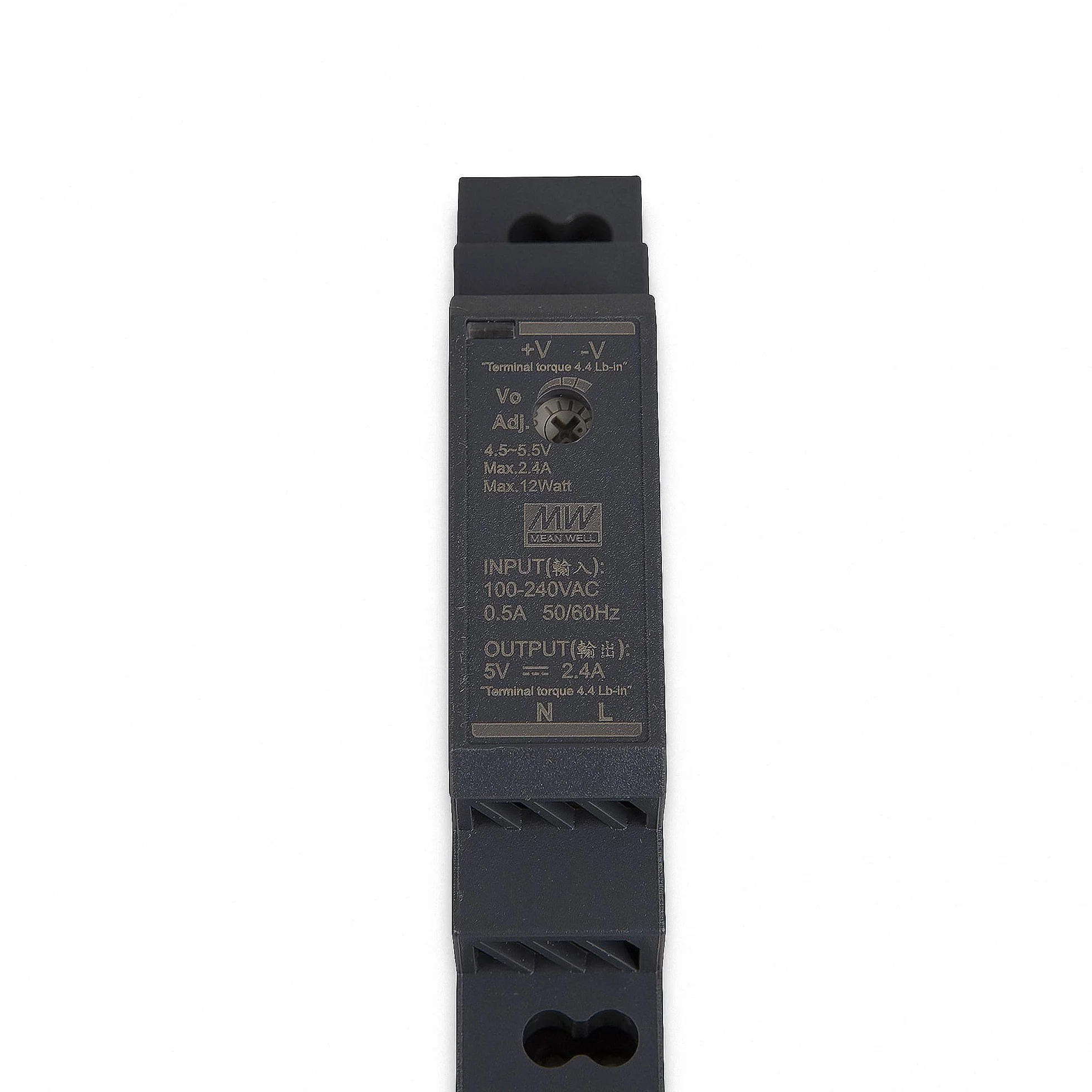 Meanwell HDR-15-5, 220 V, czarny